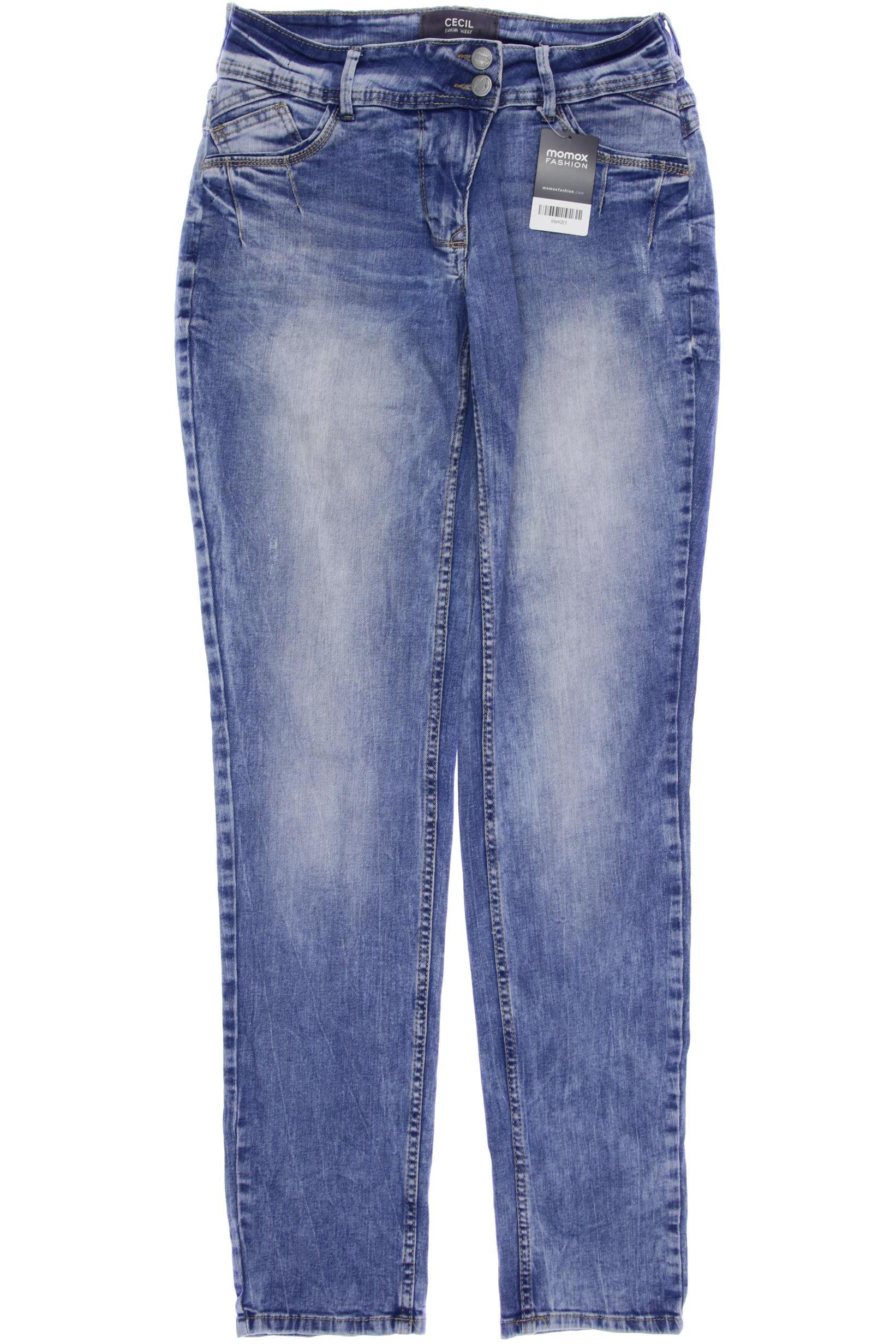 

CECIL Damen Jeans, blau