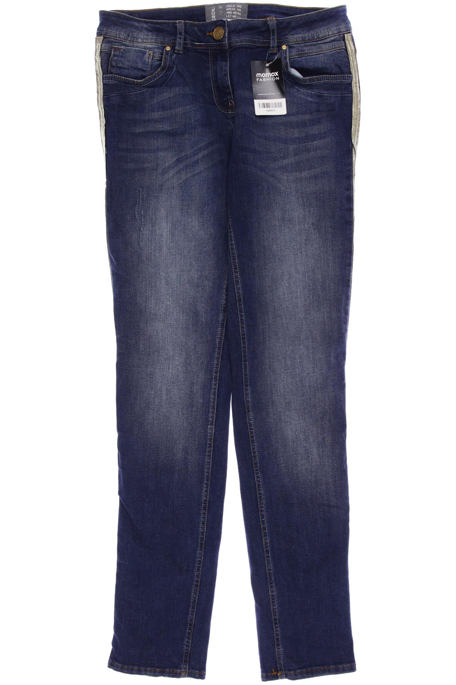 

CECIL Damen Jeans, marineblau