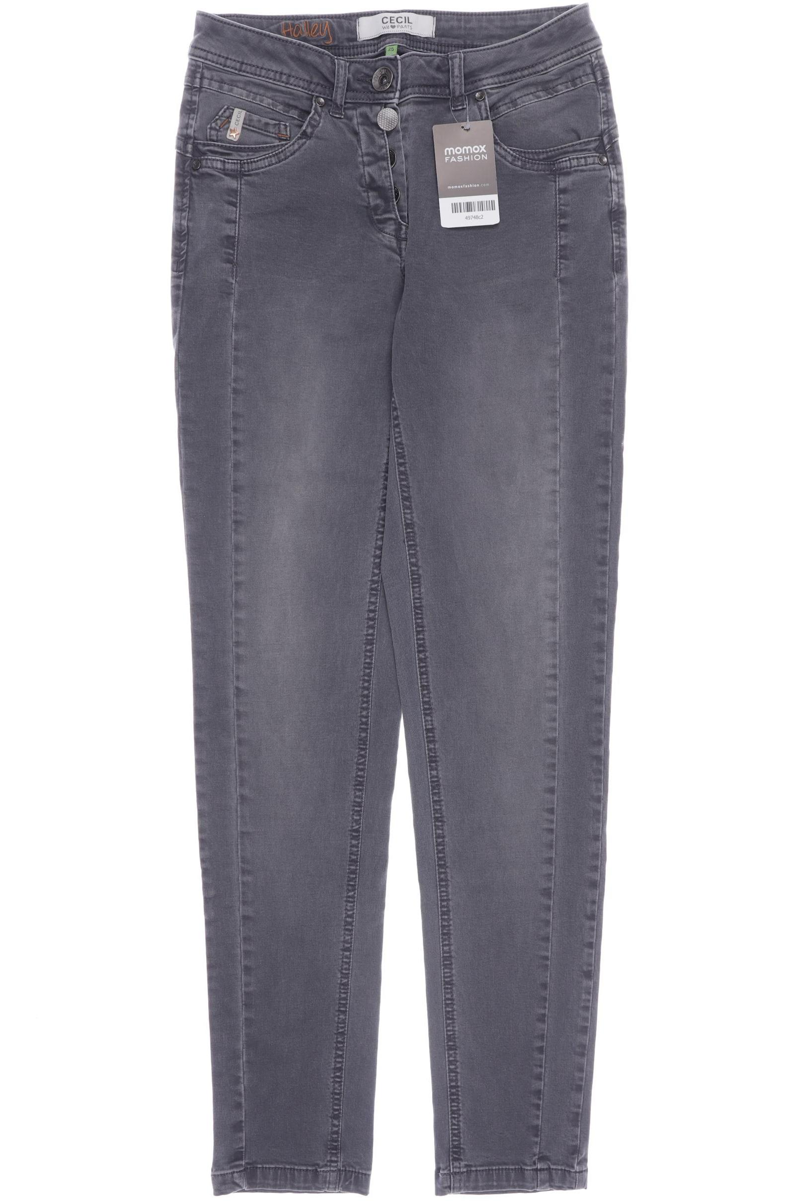 

CECIL Damen Jeans, grau