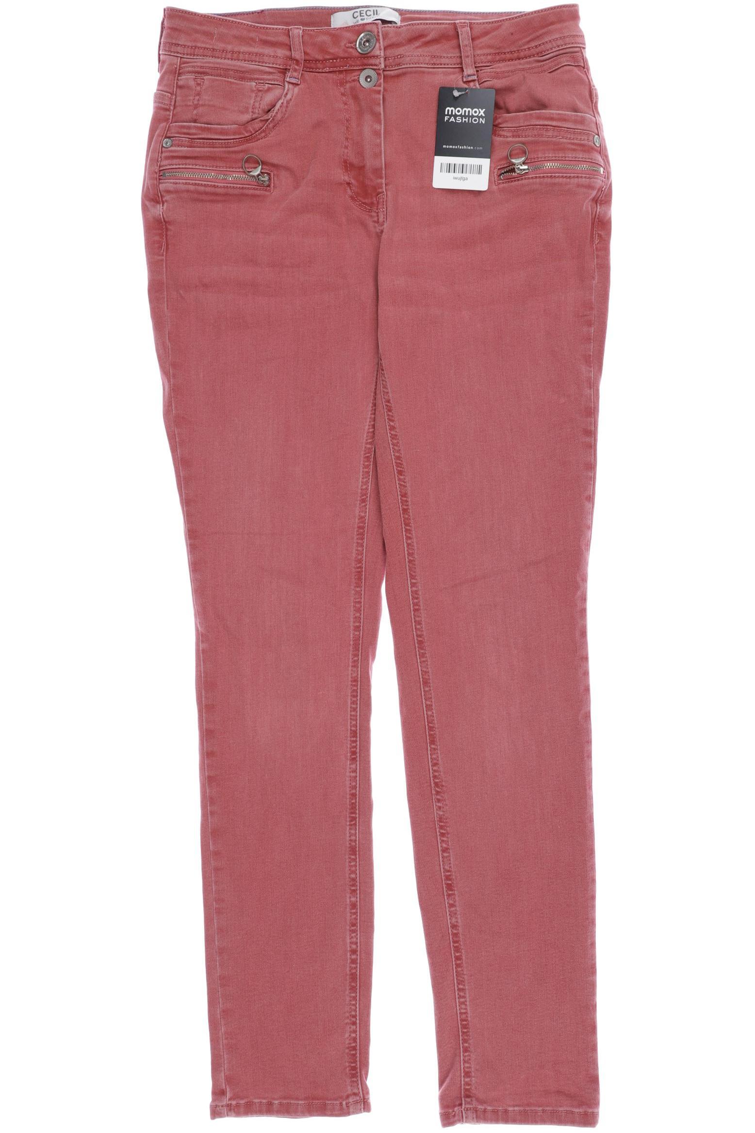 

Cecil Damen Jeans, rot, Gr. 28