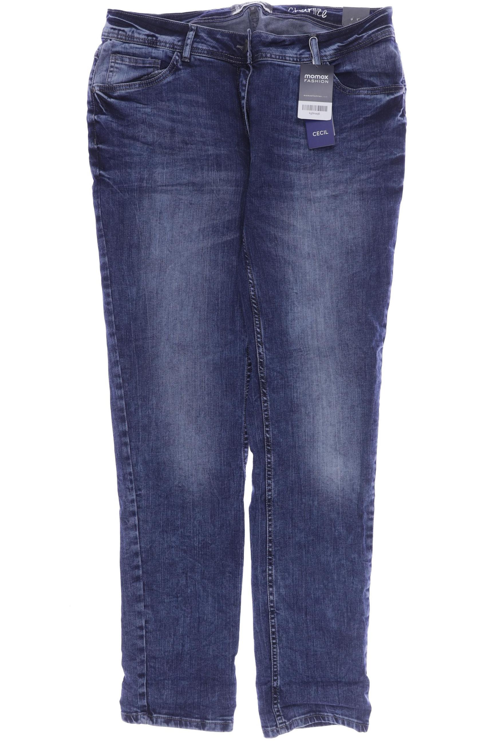 

CECIL Damen Jeans, blau