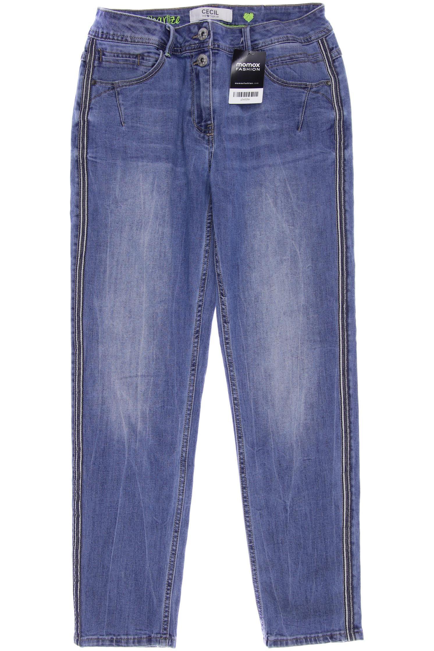 

CECIL Damen Jeans, blau