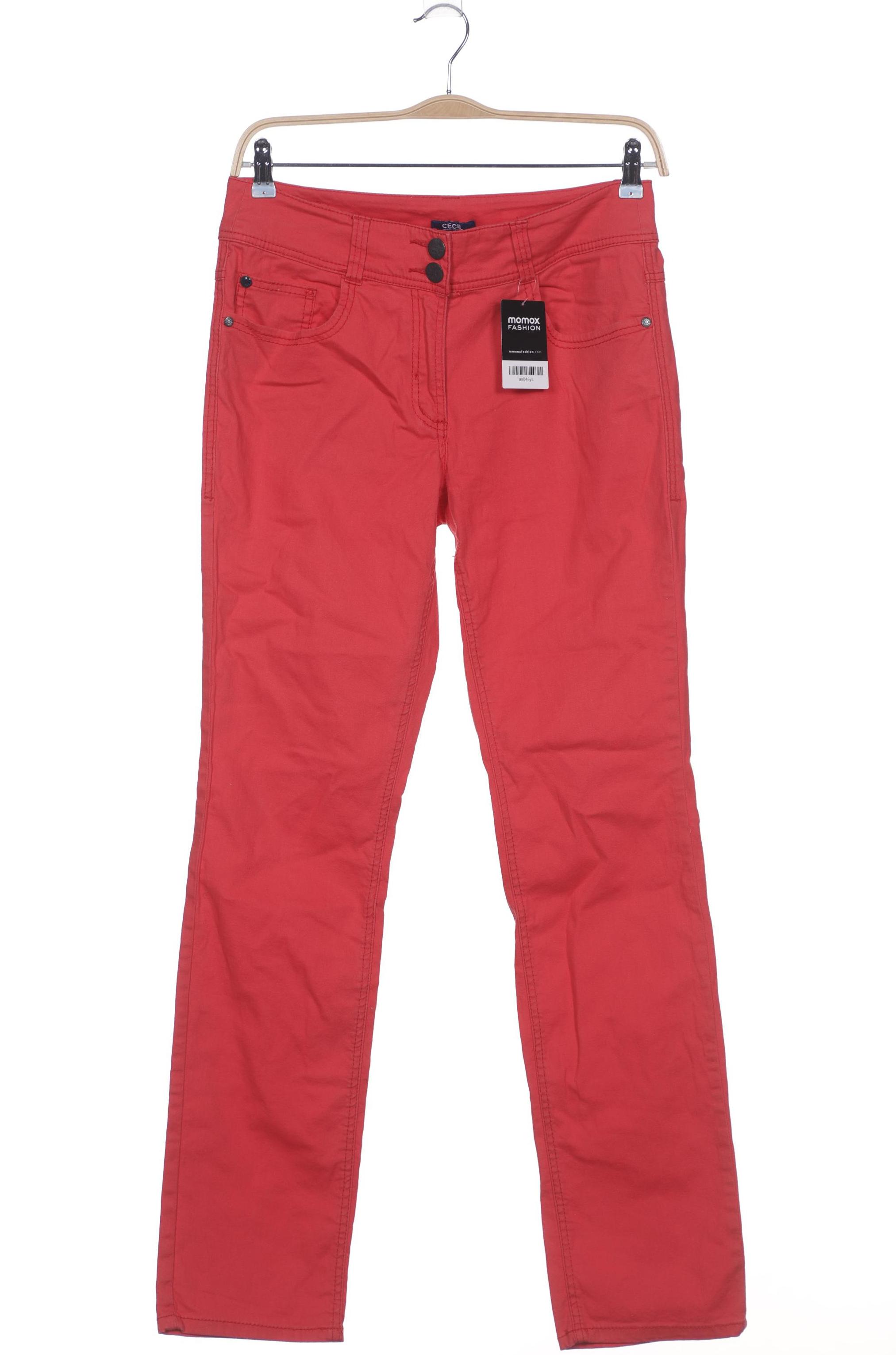 

Cecil Damen Jeans, rot, Gr. 32