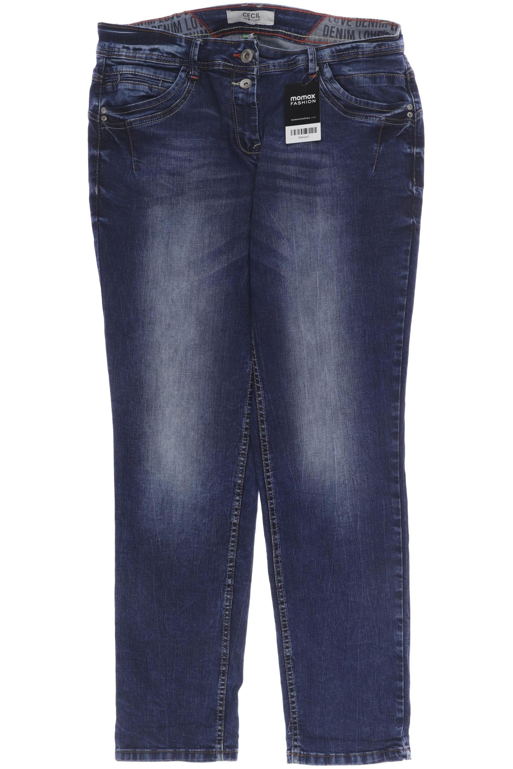 

CECIL Damen Jeans, marineblau