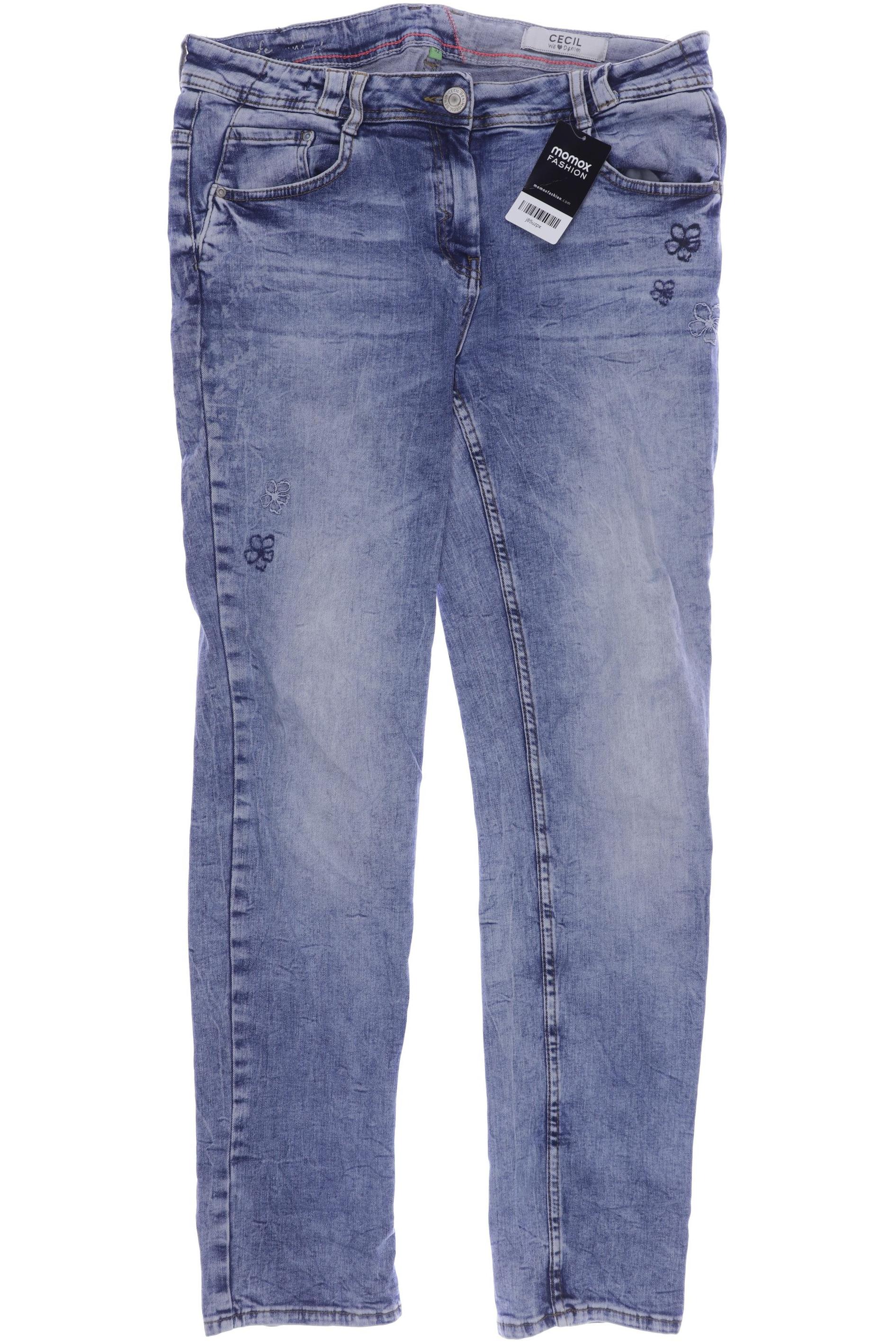 

CECIL Damen Jeans, blau