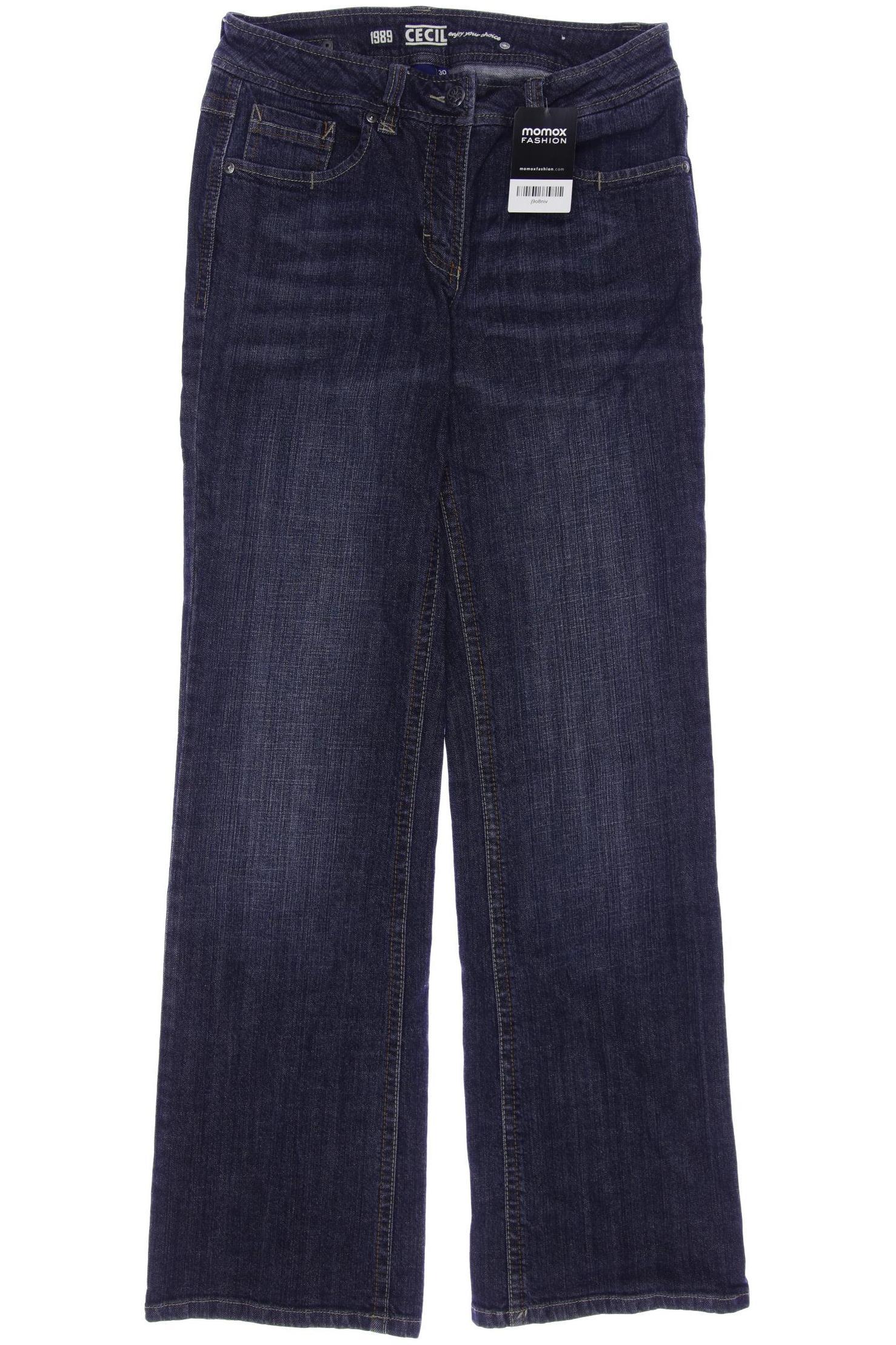 

CECIL Damen Jeans, marineblau