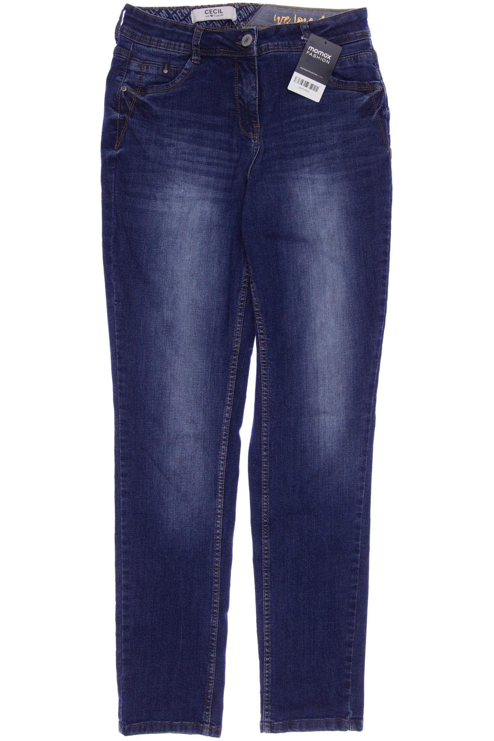 

CECIL Damen Jeans, blau