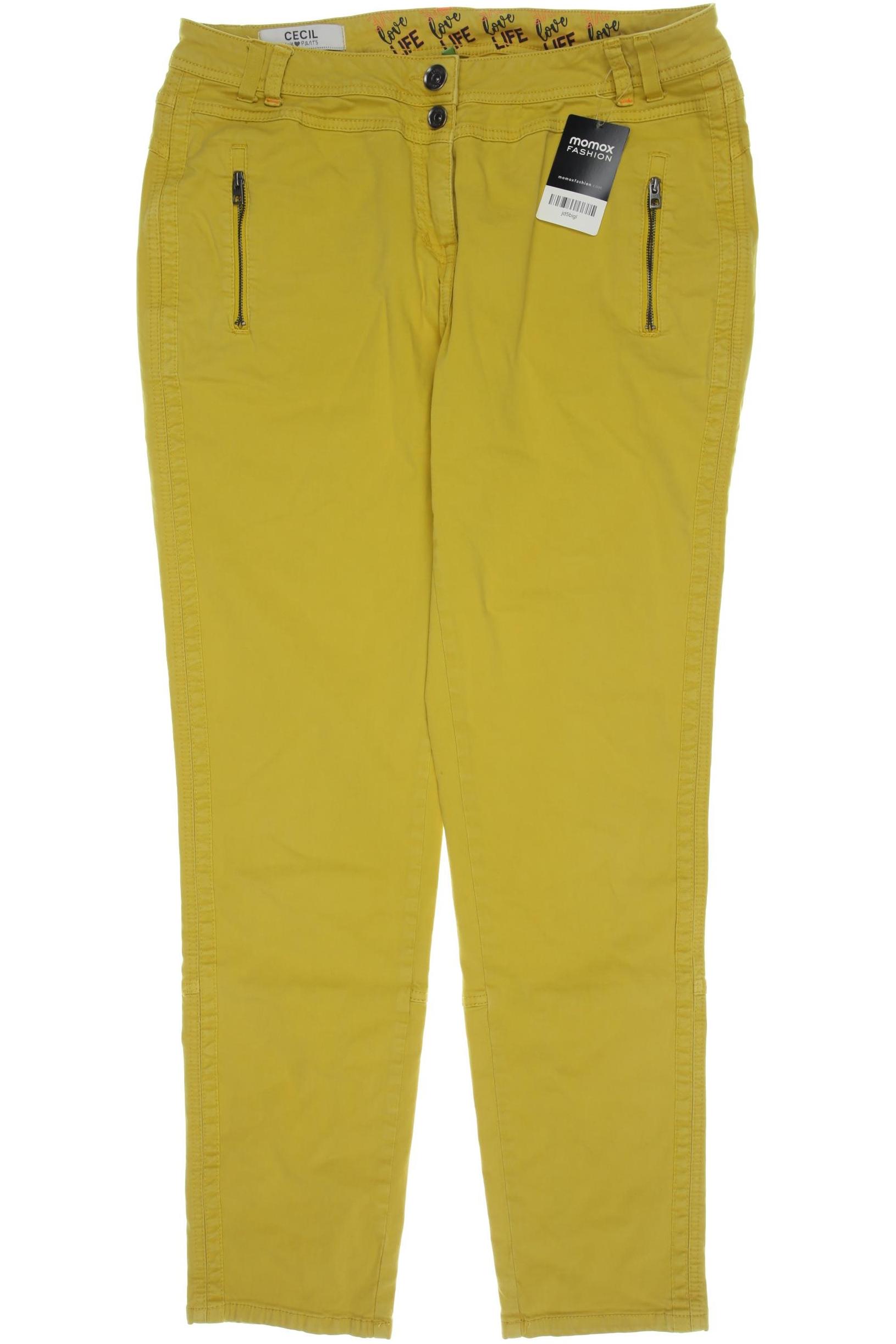 

Cecil Damen Jeans, gelb, Gr. 33