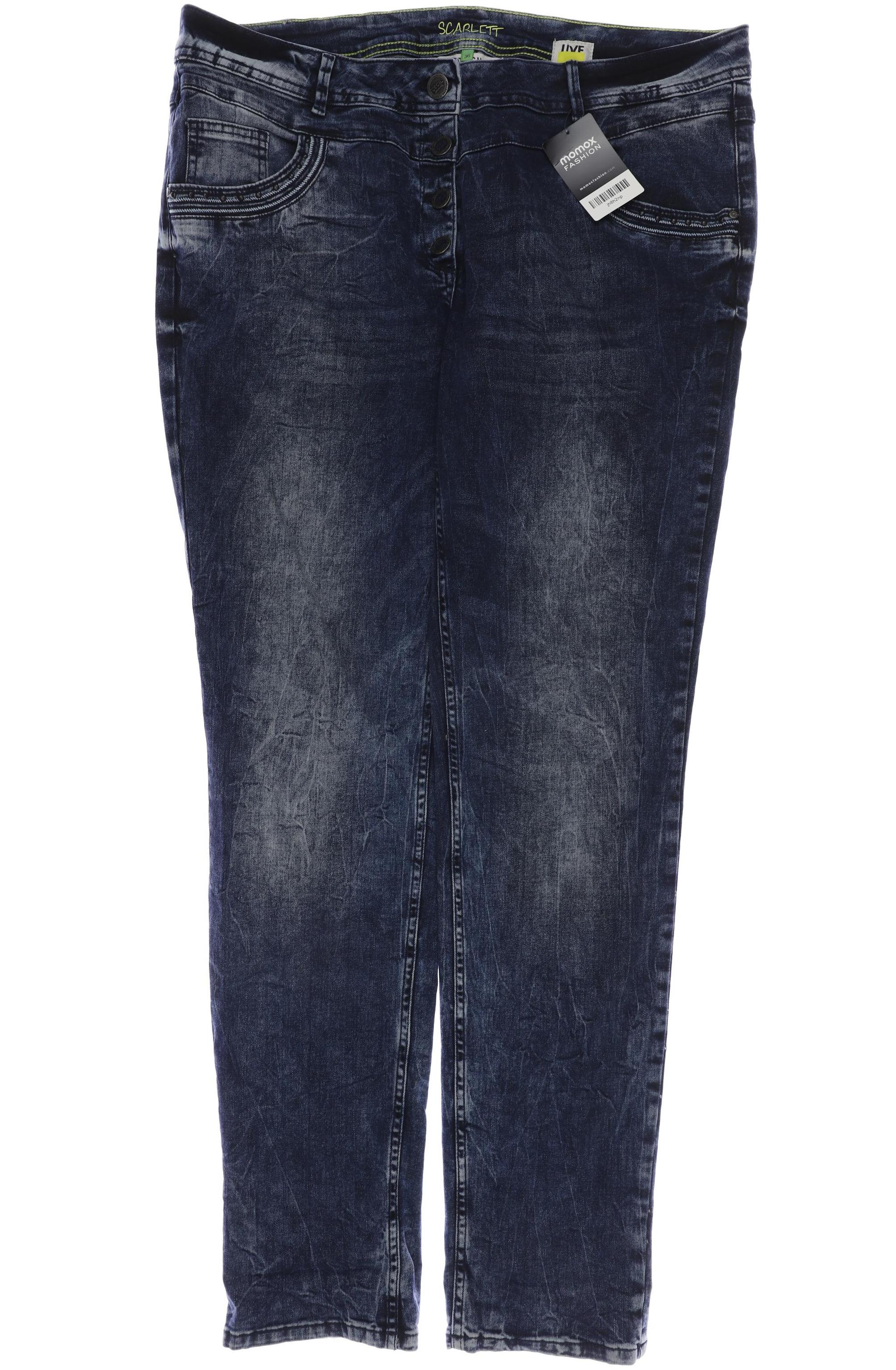 

CECIL Damen Jeans, marineblau