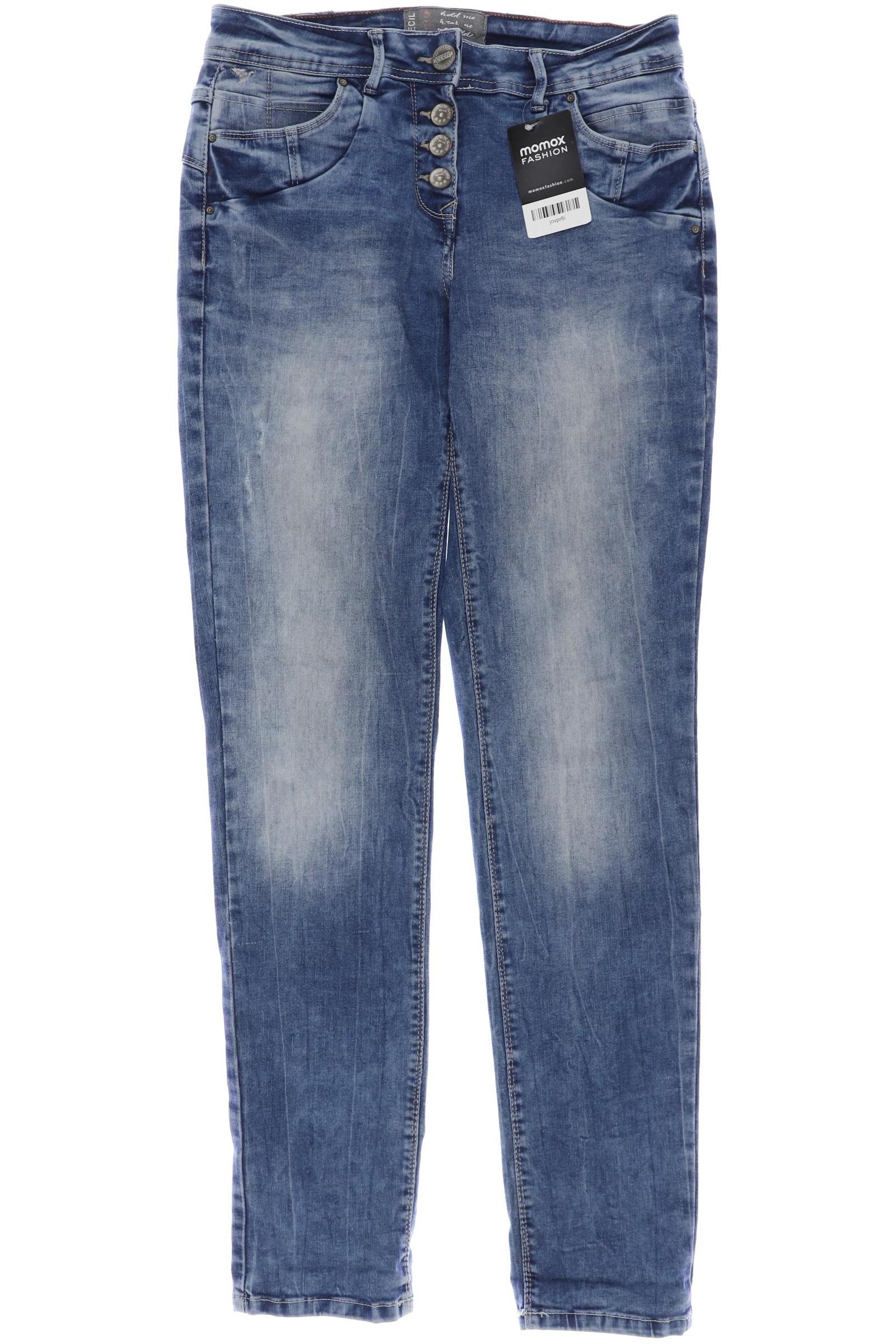 

CECIL Damen Jeans, marineblau