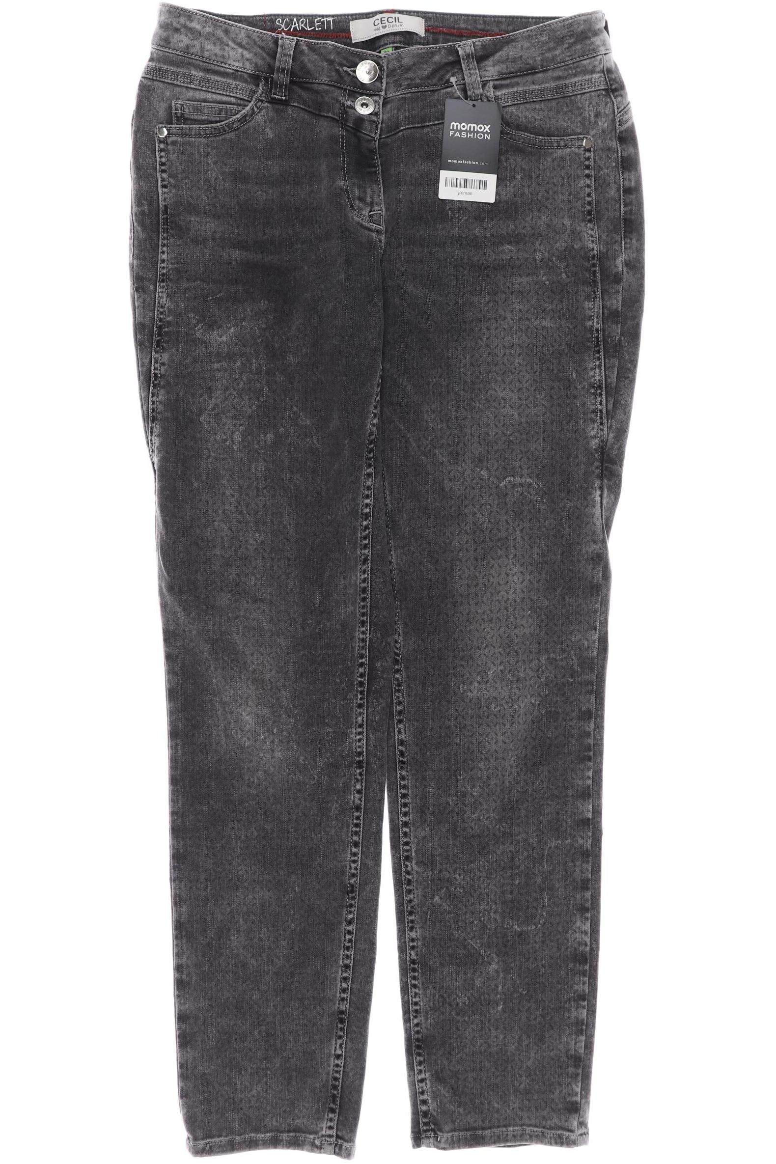 

CECIL Damen Jeans, grau