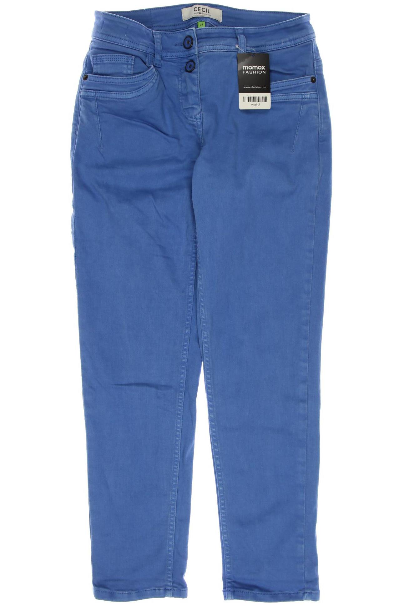 

CECIL Damen Jeans, blau