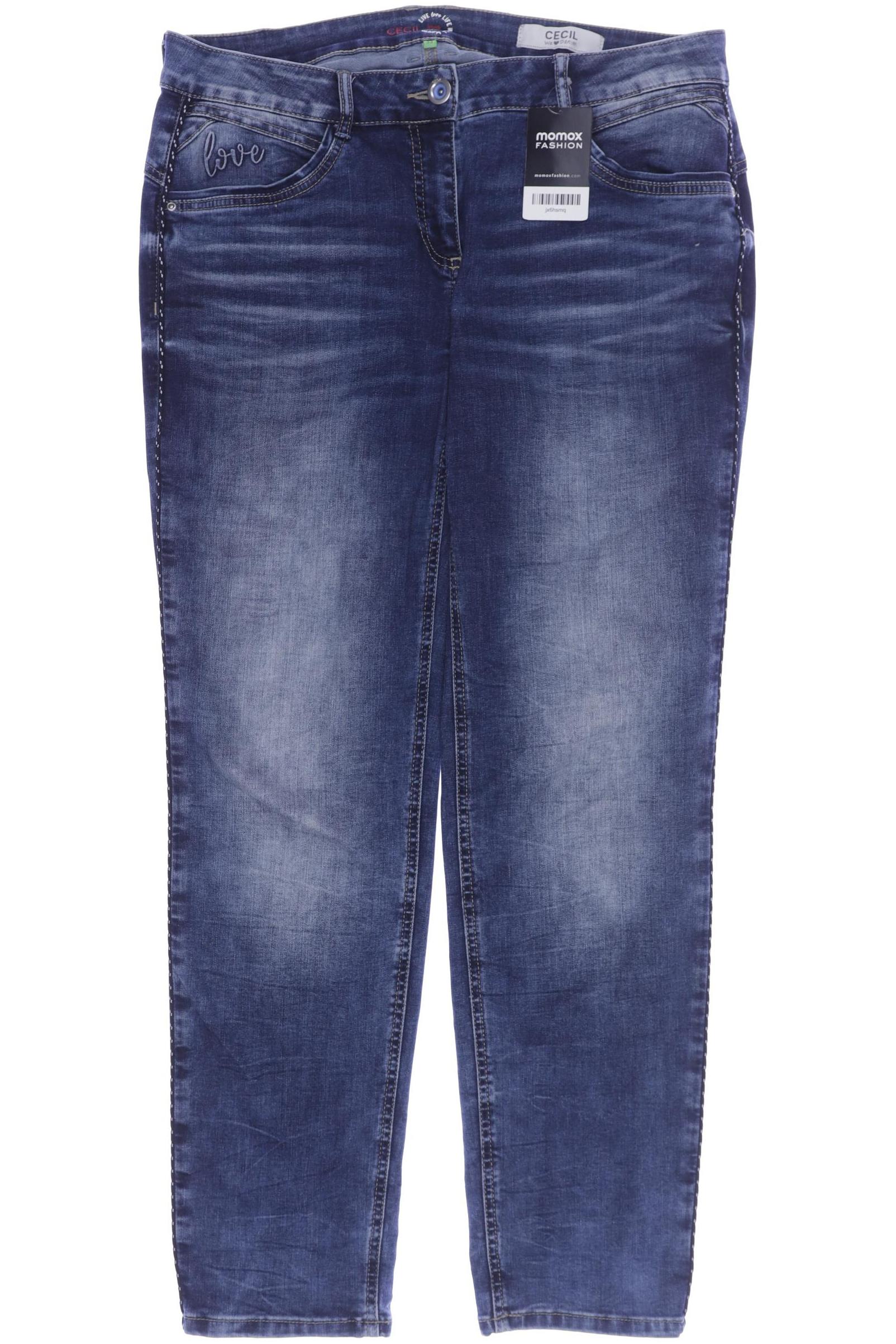 

CECIL Damen Jeans, blau