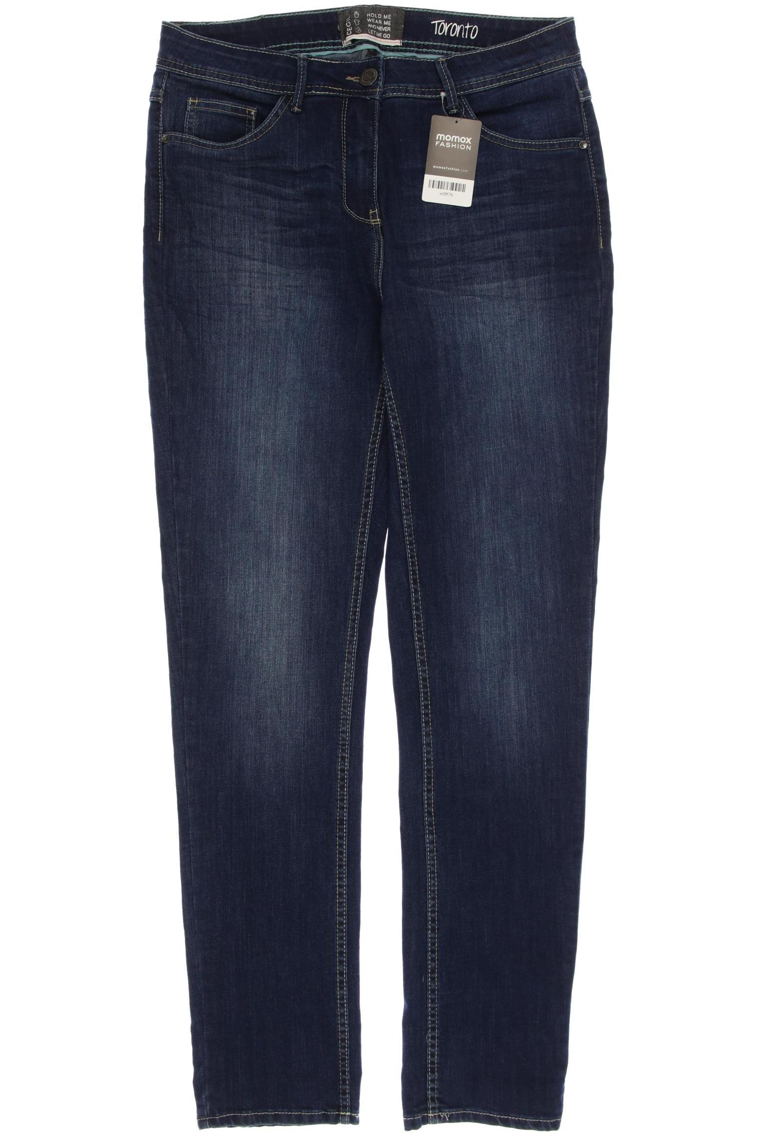 

CECIL Damen Jeans, marineblau