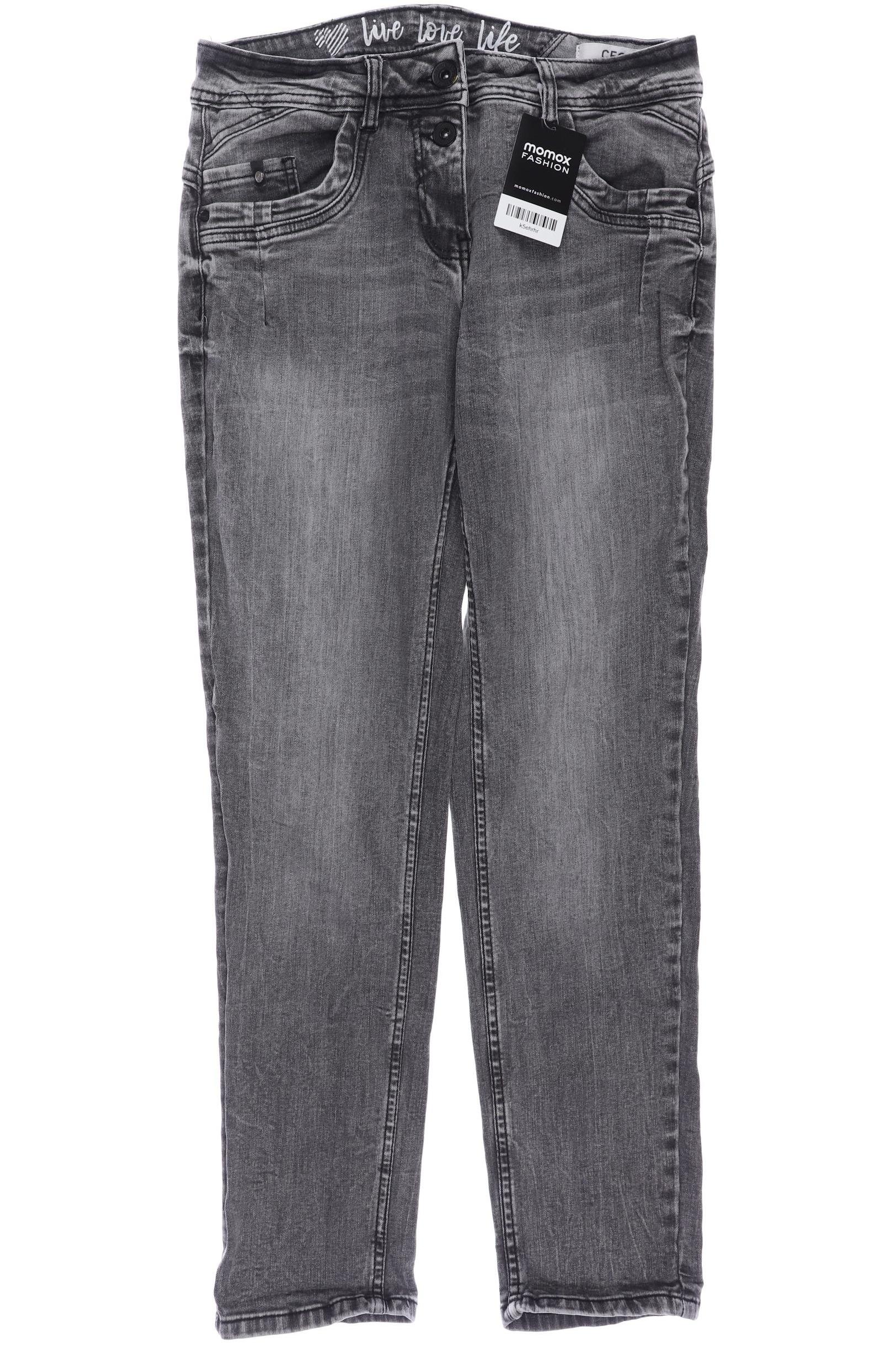 

CECIL Damen Jeans, grau