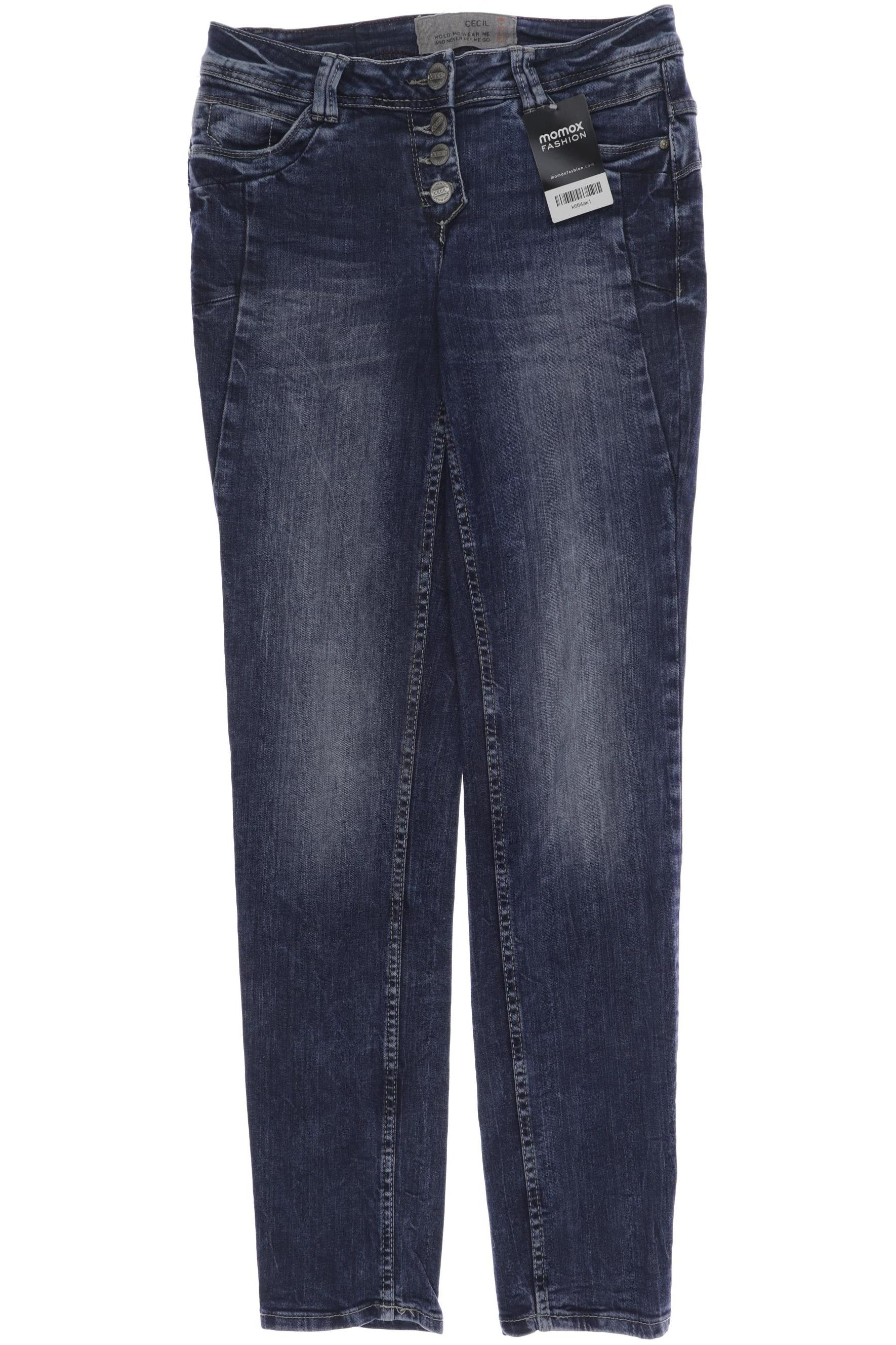 

CECIL Damen Jeans, blau