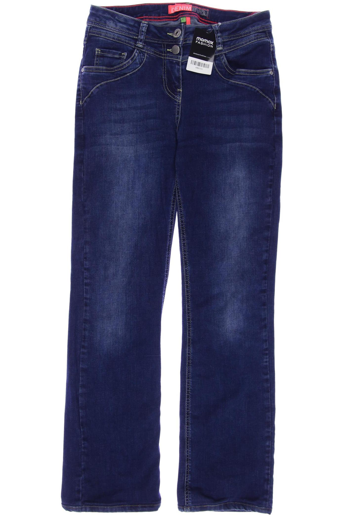 

CECIL Damen Jeans, blau