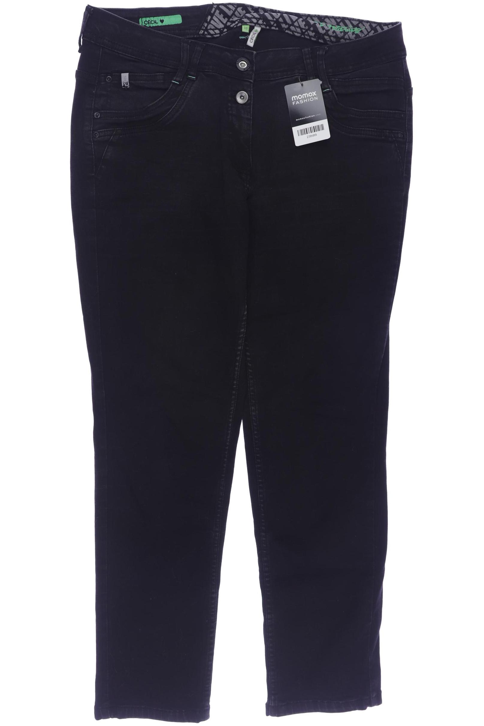 

Cecil Damen Jeans, schwarz, Gr. 33