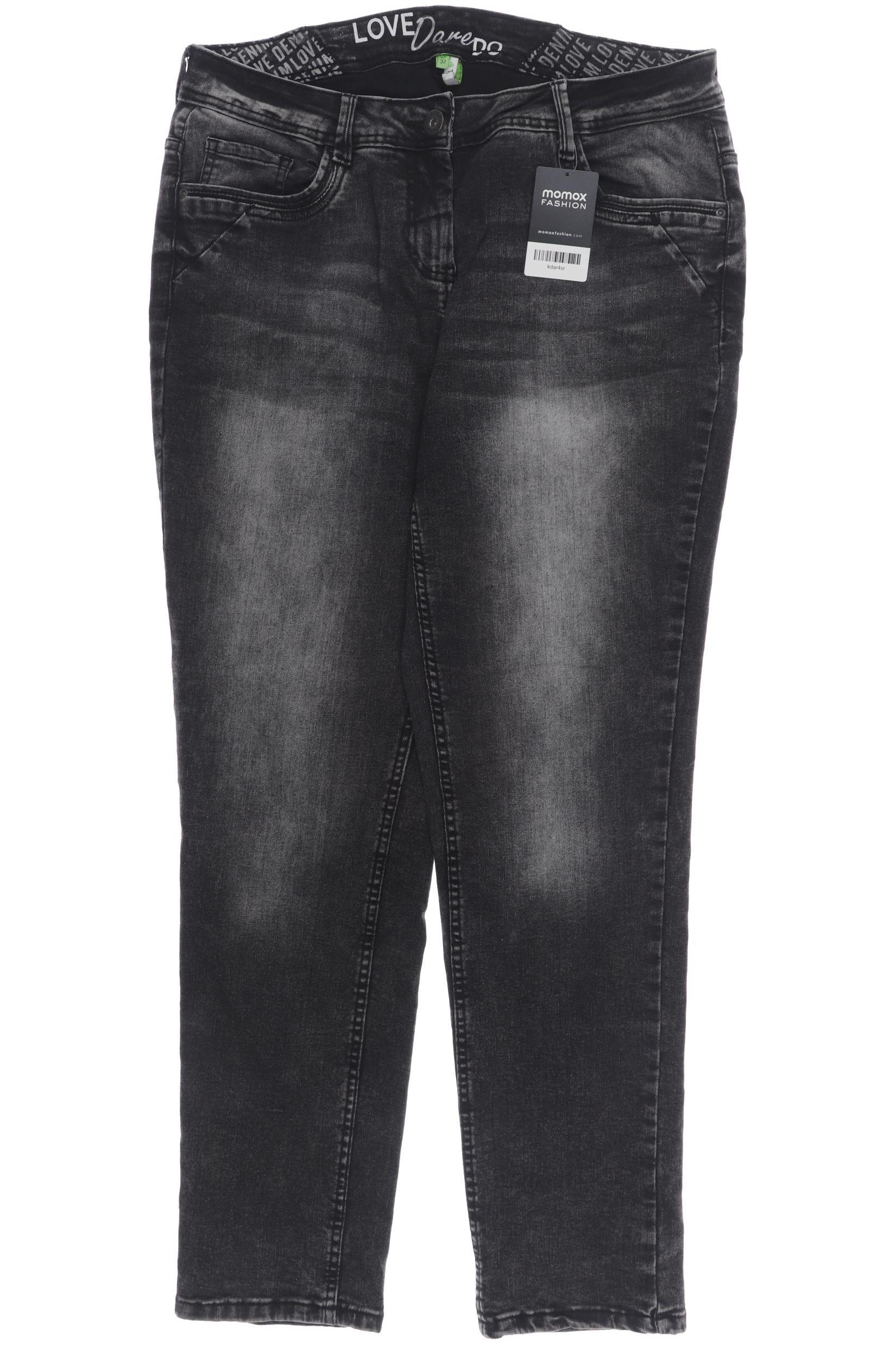 

CECIL Damen Jeans, grau