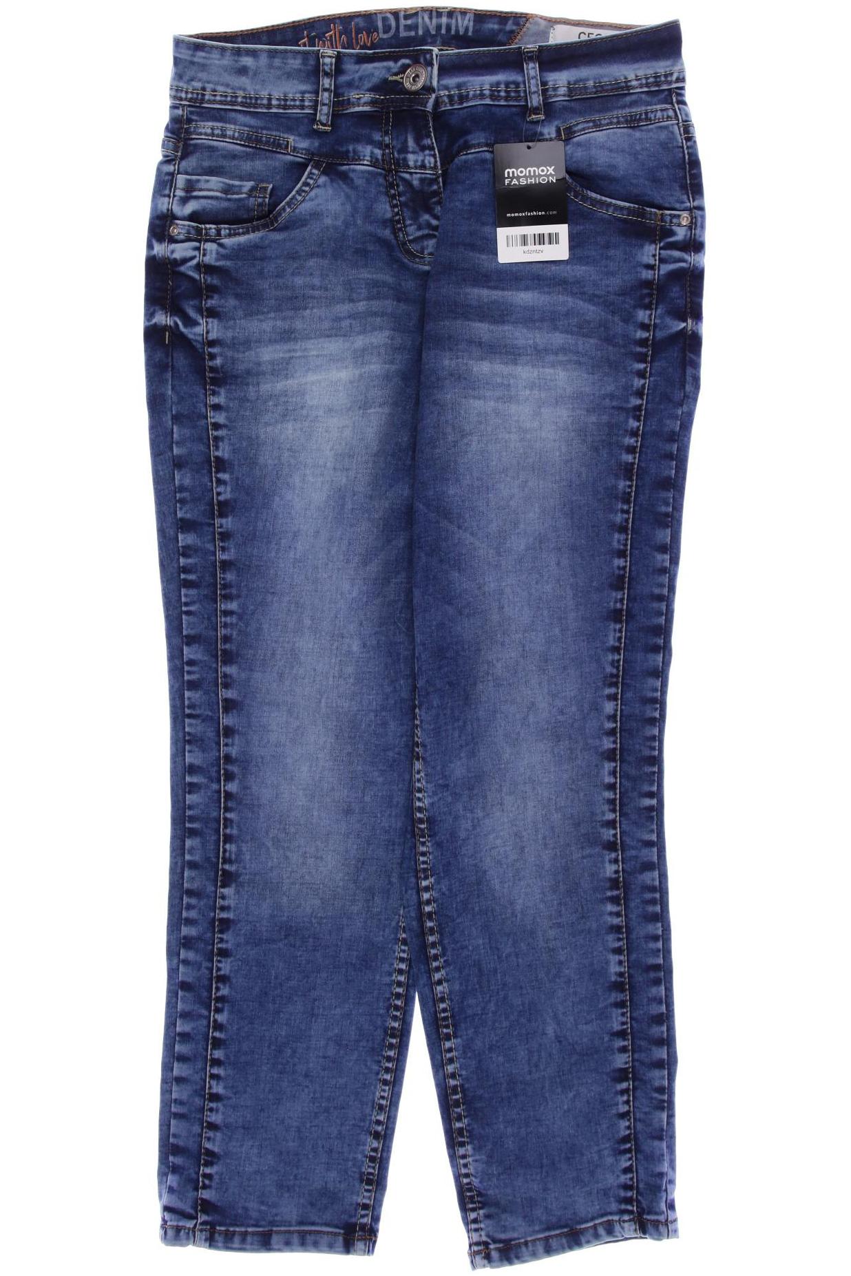 

CECIL Damen Jeans, marineblau