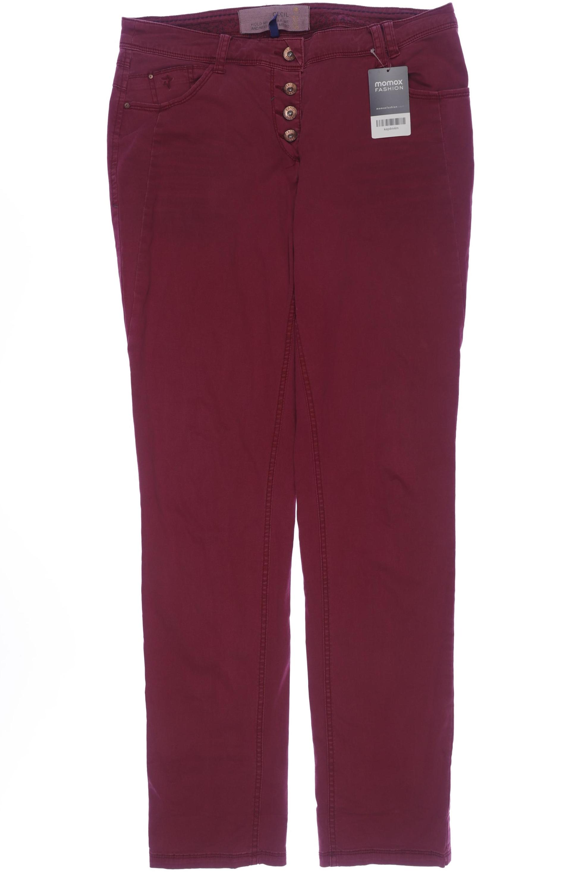 

Cecil Damen Jeans, bordeaux, Gr. 30