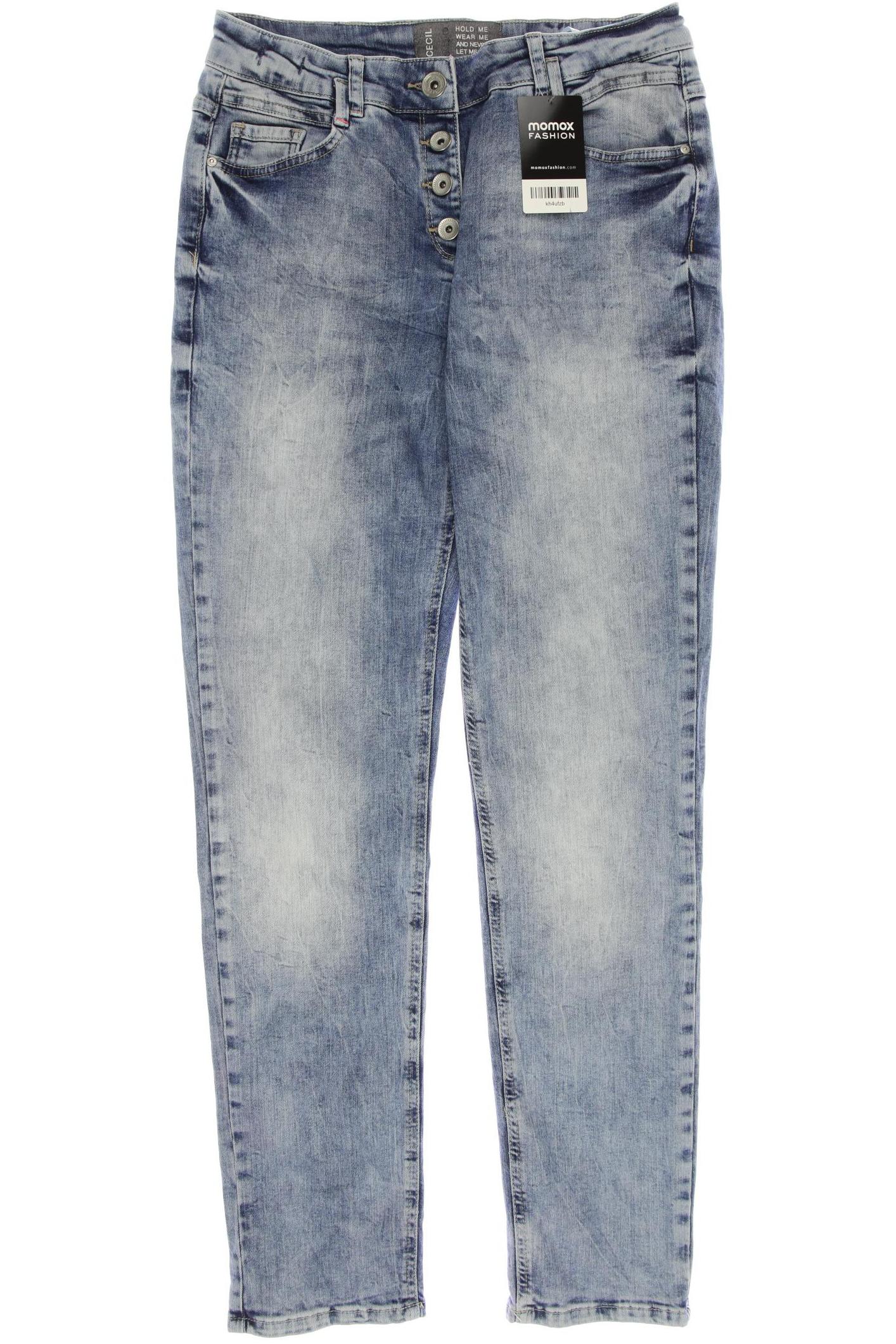 

CECIL Damen Jeans, blau