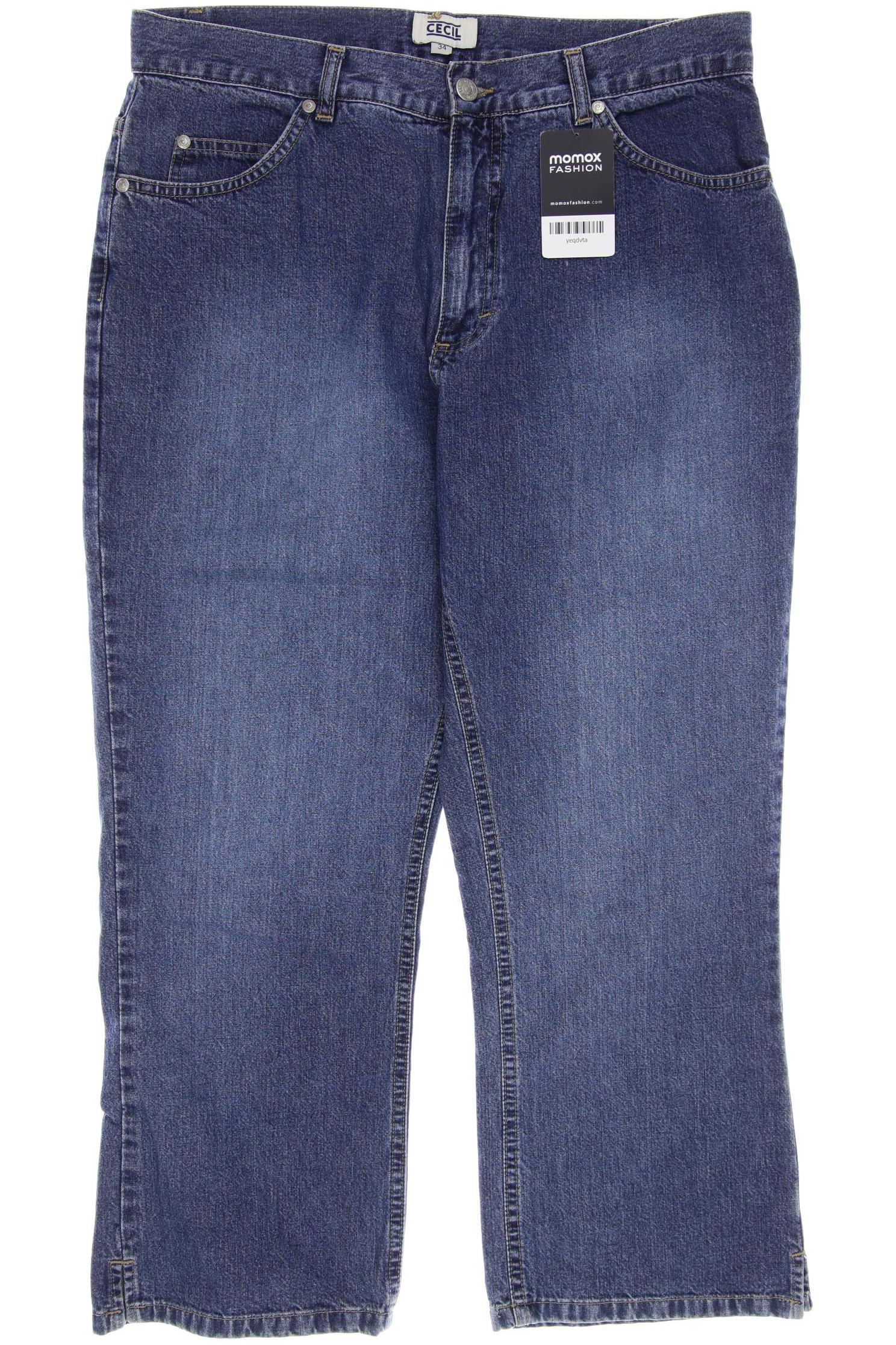 

CECIL Damen Jeans, blau