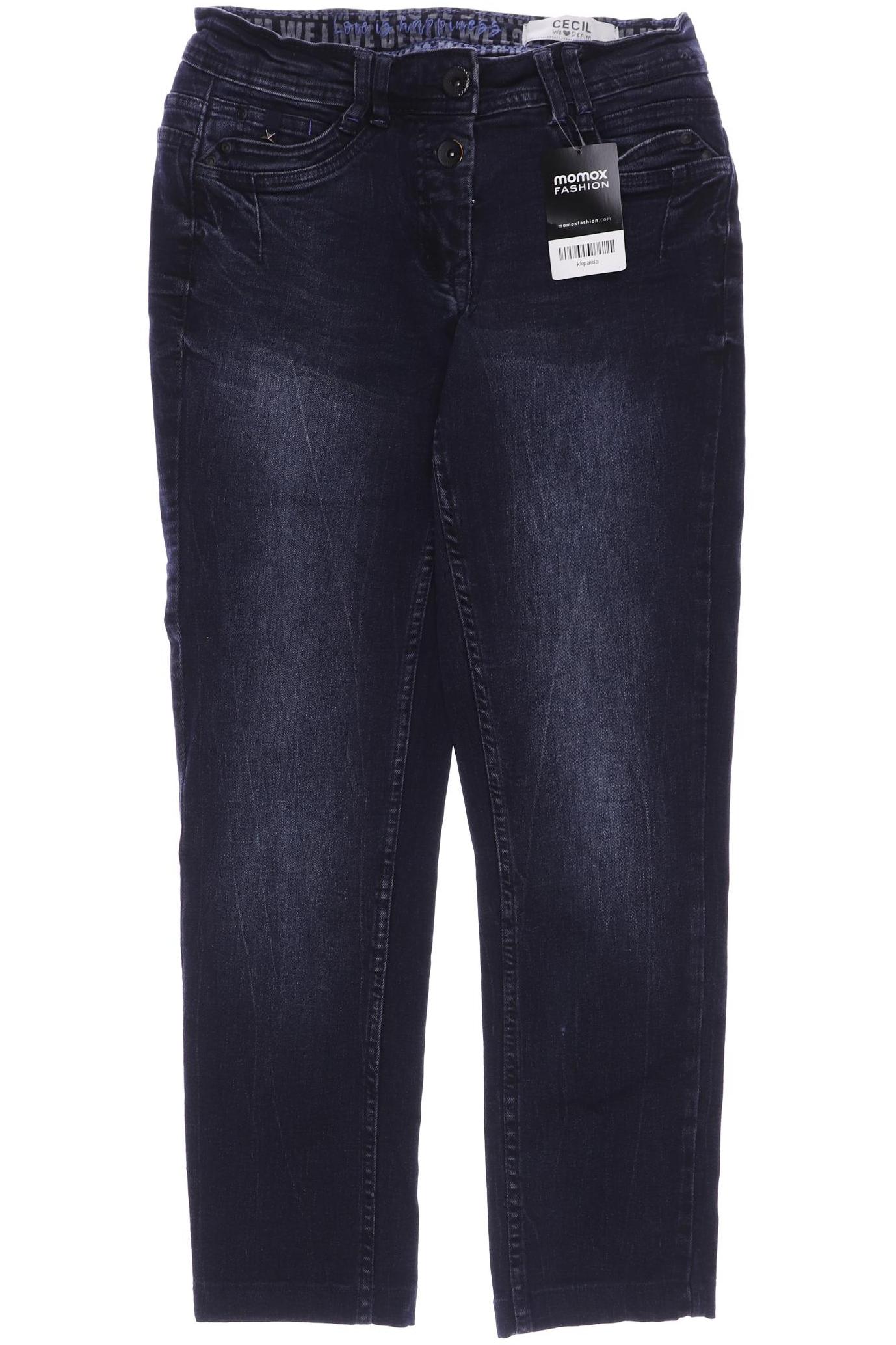 

CECIL Damen Jeans, marineblau