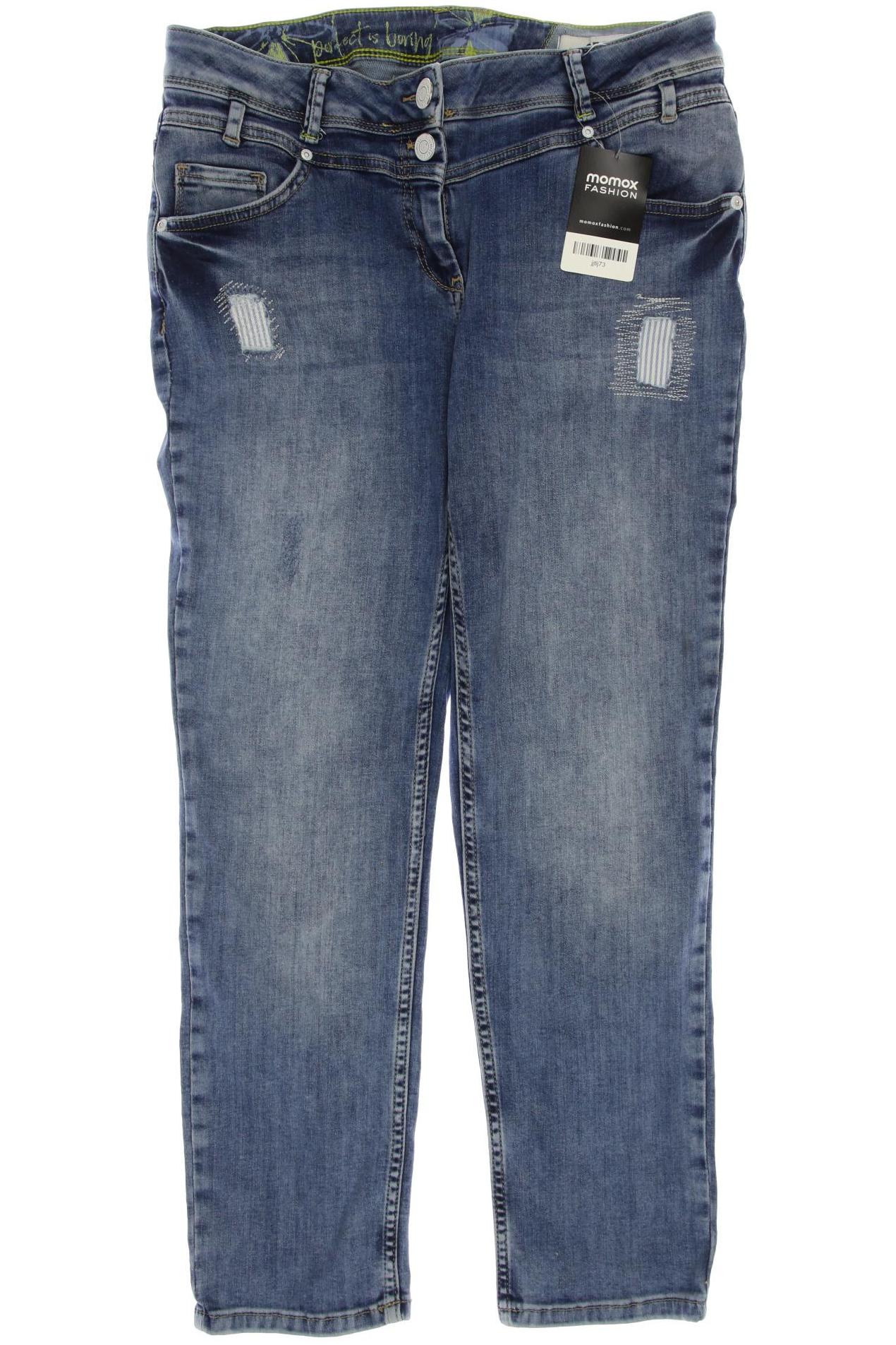 

CECIL Damen Jeans, blau