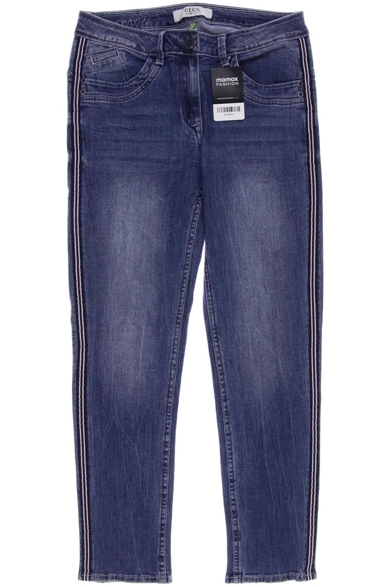 

CECIL Damen Jeans, blau