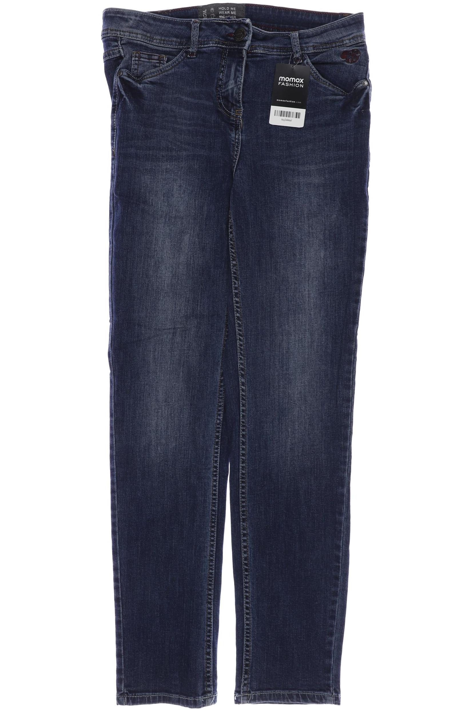 

CECIL Damen Jeans, blau