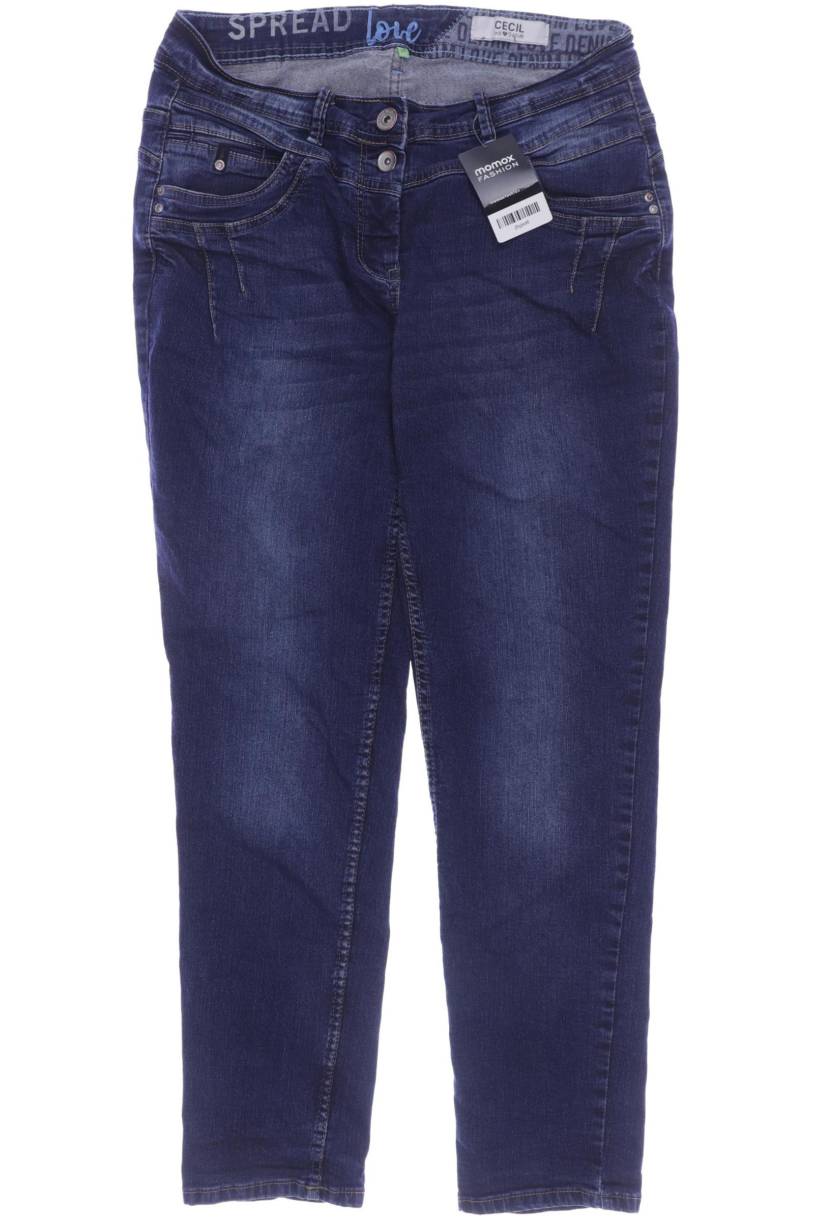 

CECIL Damen Jeans, marineblau