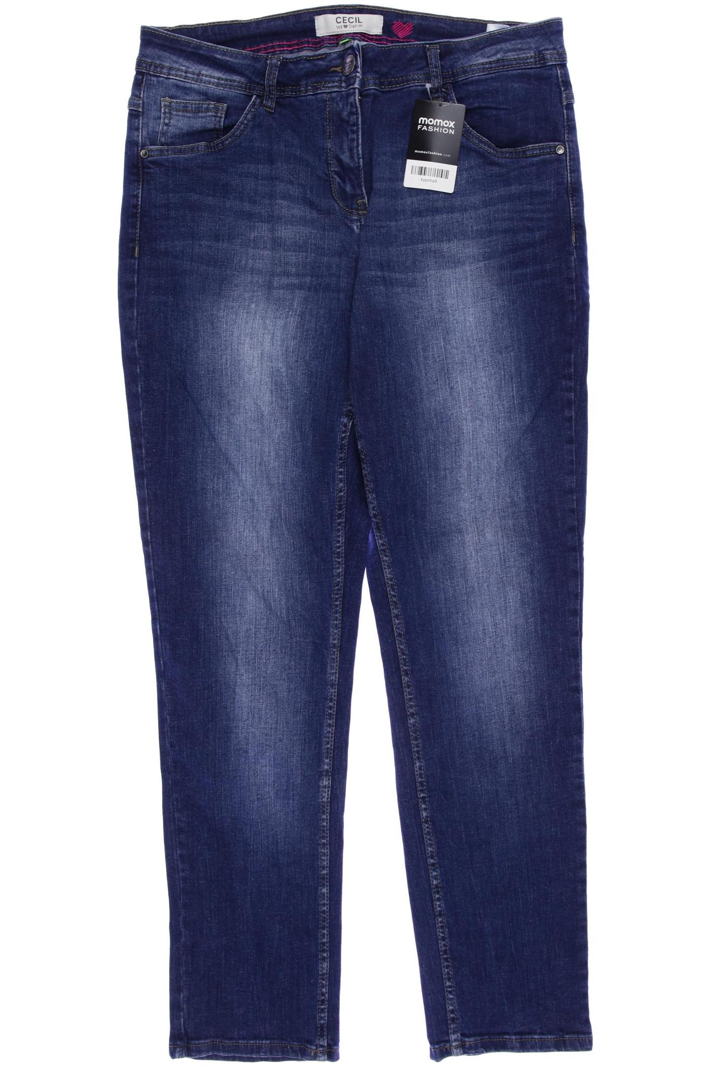 

CECIL Damen Jeans, blau