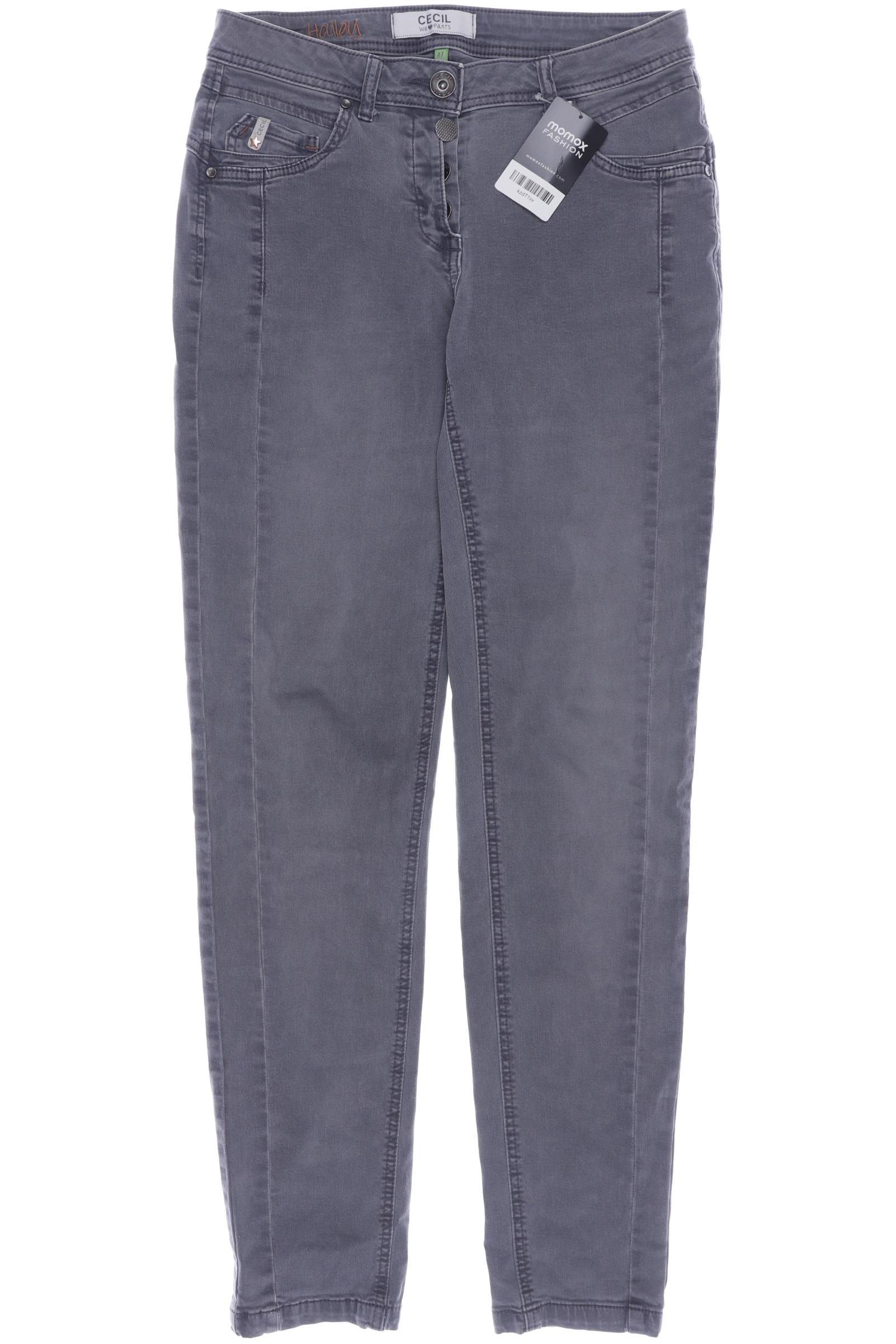 

CECIL Damen Jeans, grau