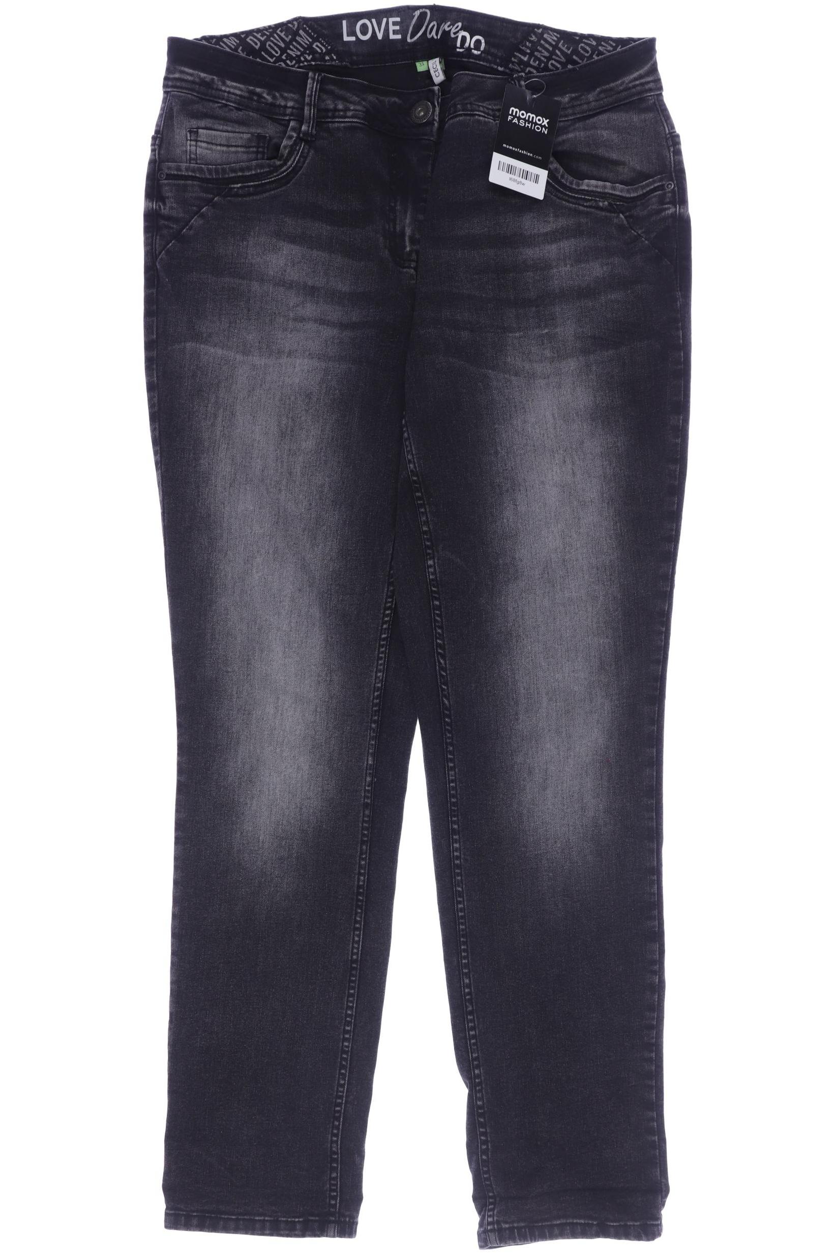 

CECIL Damen Jeans, grau