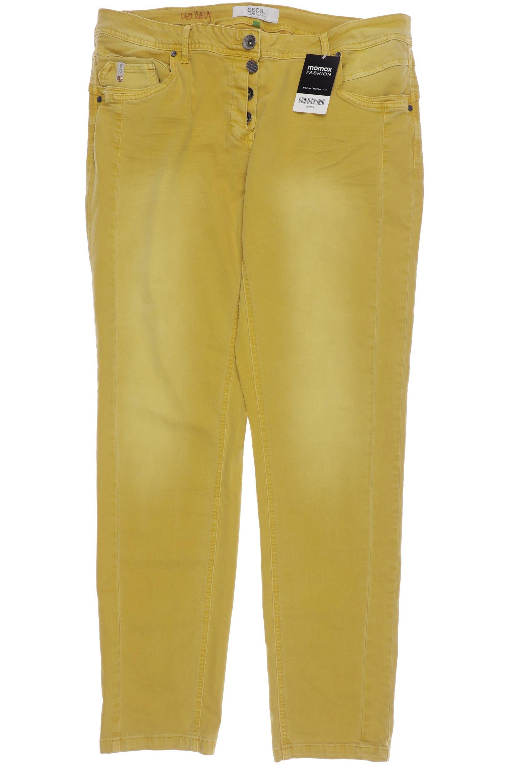 

Cecil Damen Jeans, gelb, Gr. 34
