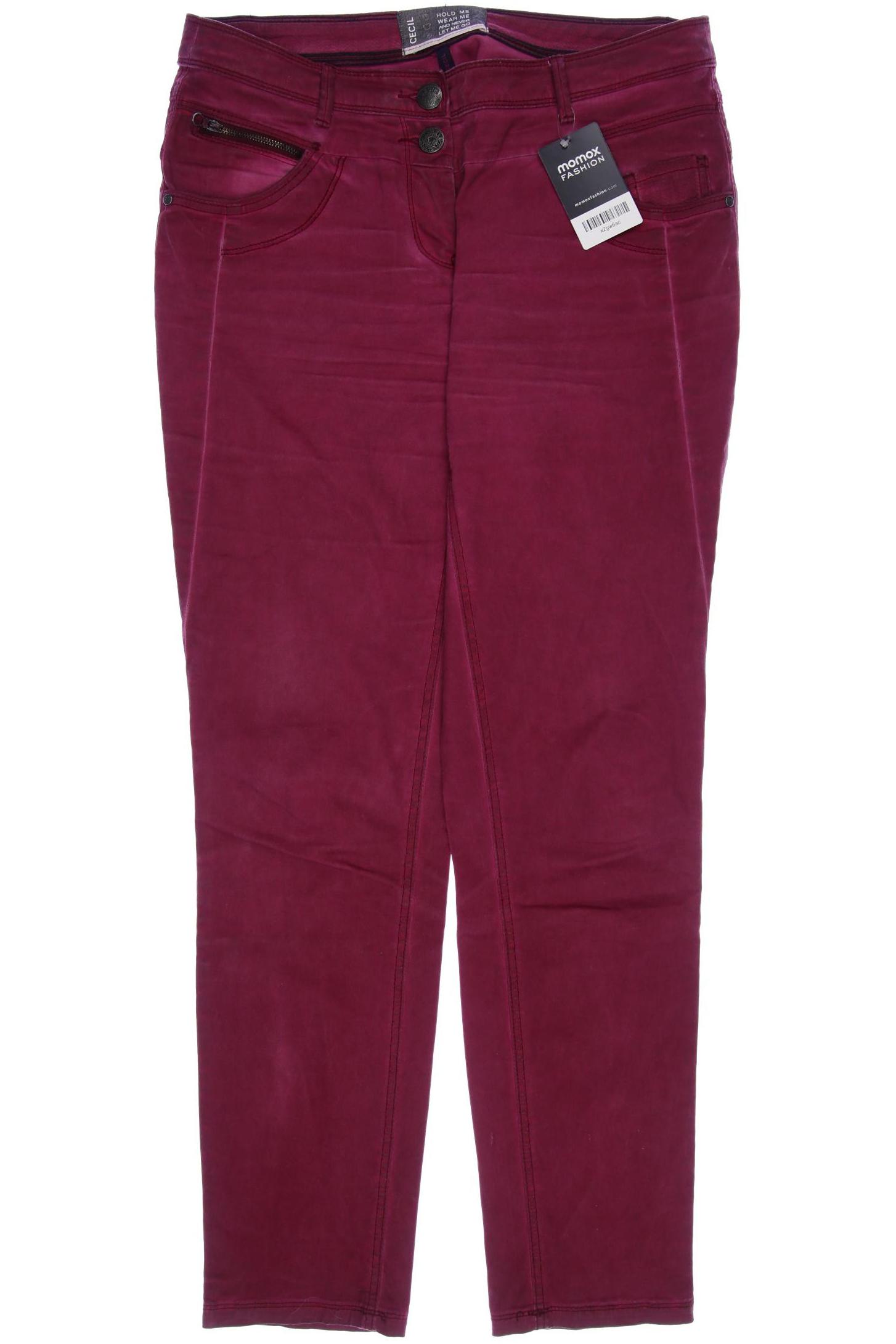 

Cecil Damen Jeans, bordeaux, Gr. 27