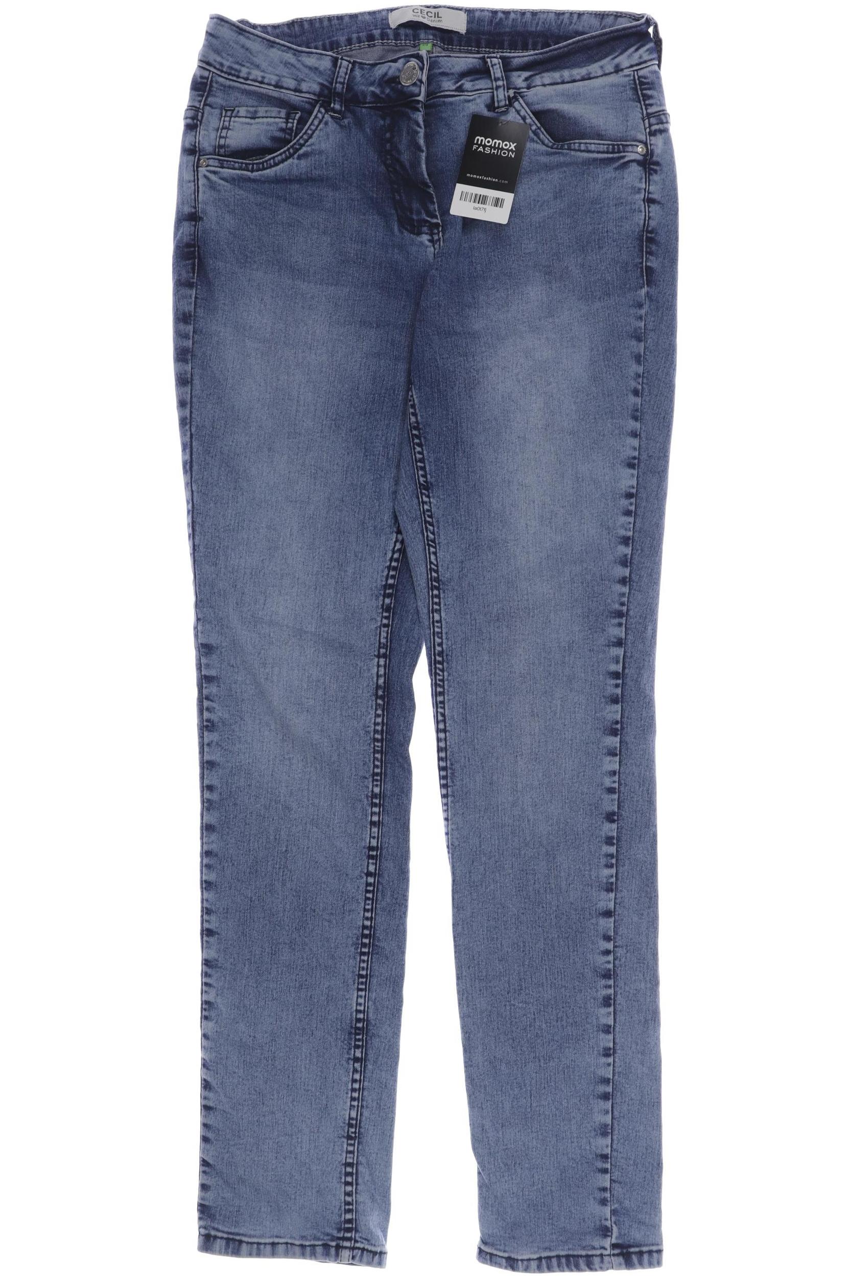 

CECIL Damen Jeans, blau