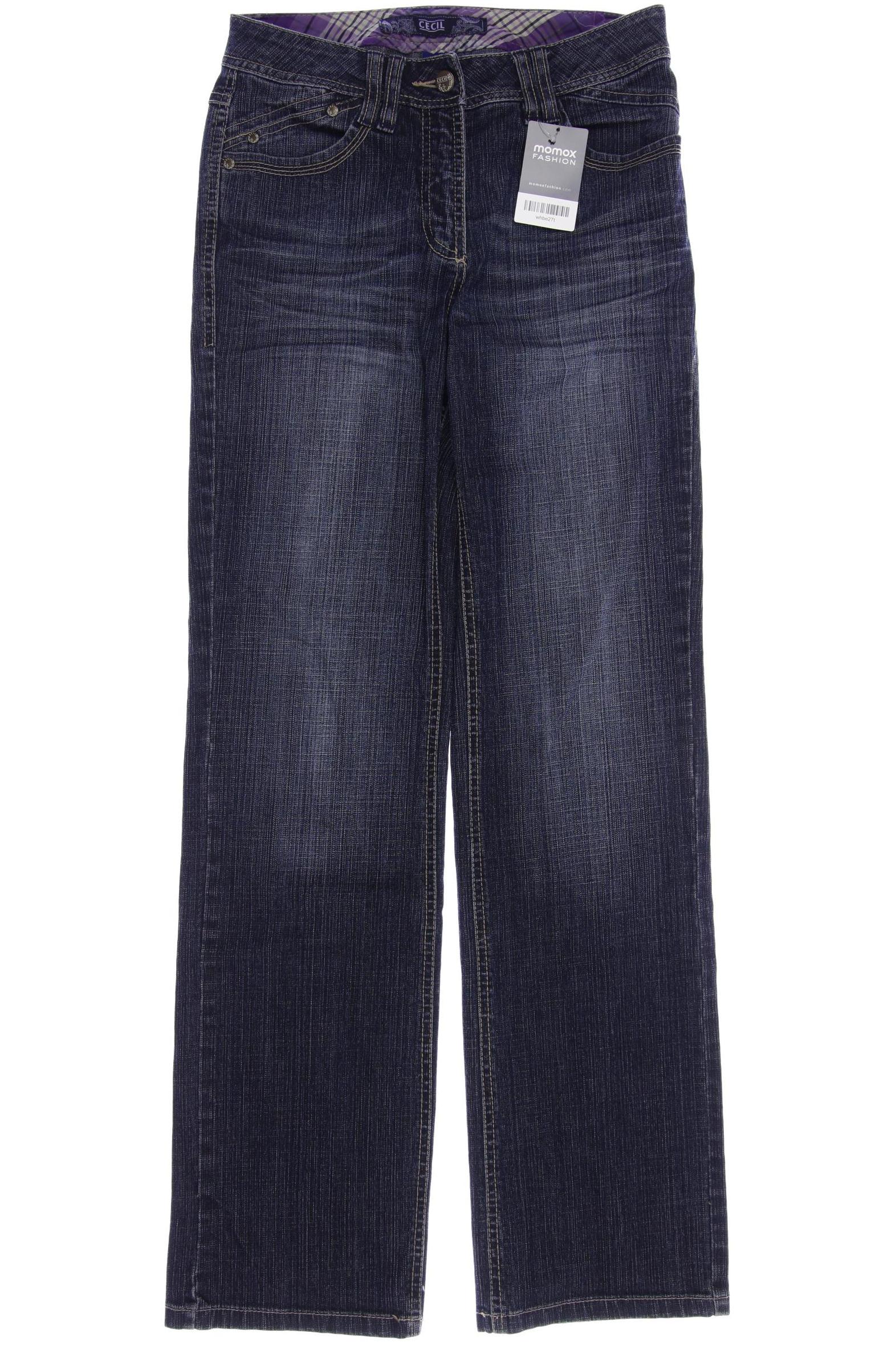 

CECIL Damen Jeans, marineblau