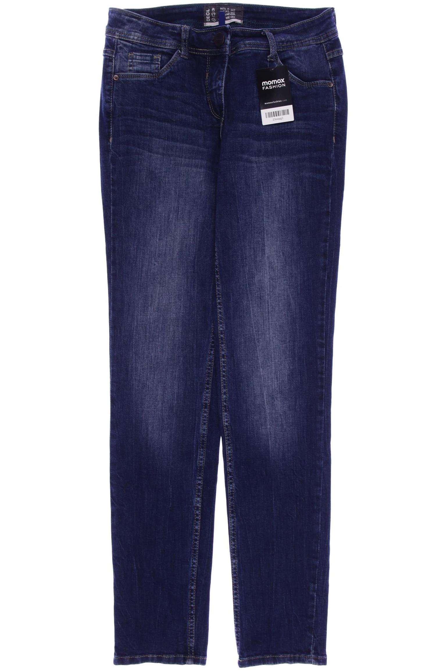 

CECIL Damen Jeans, blau