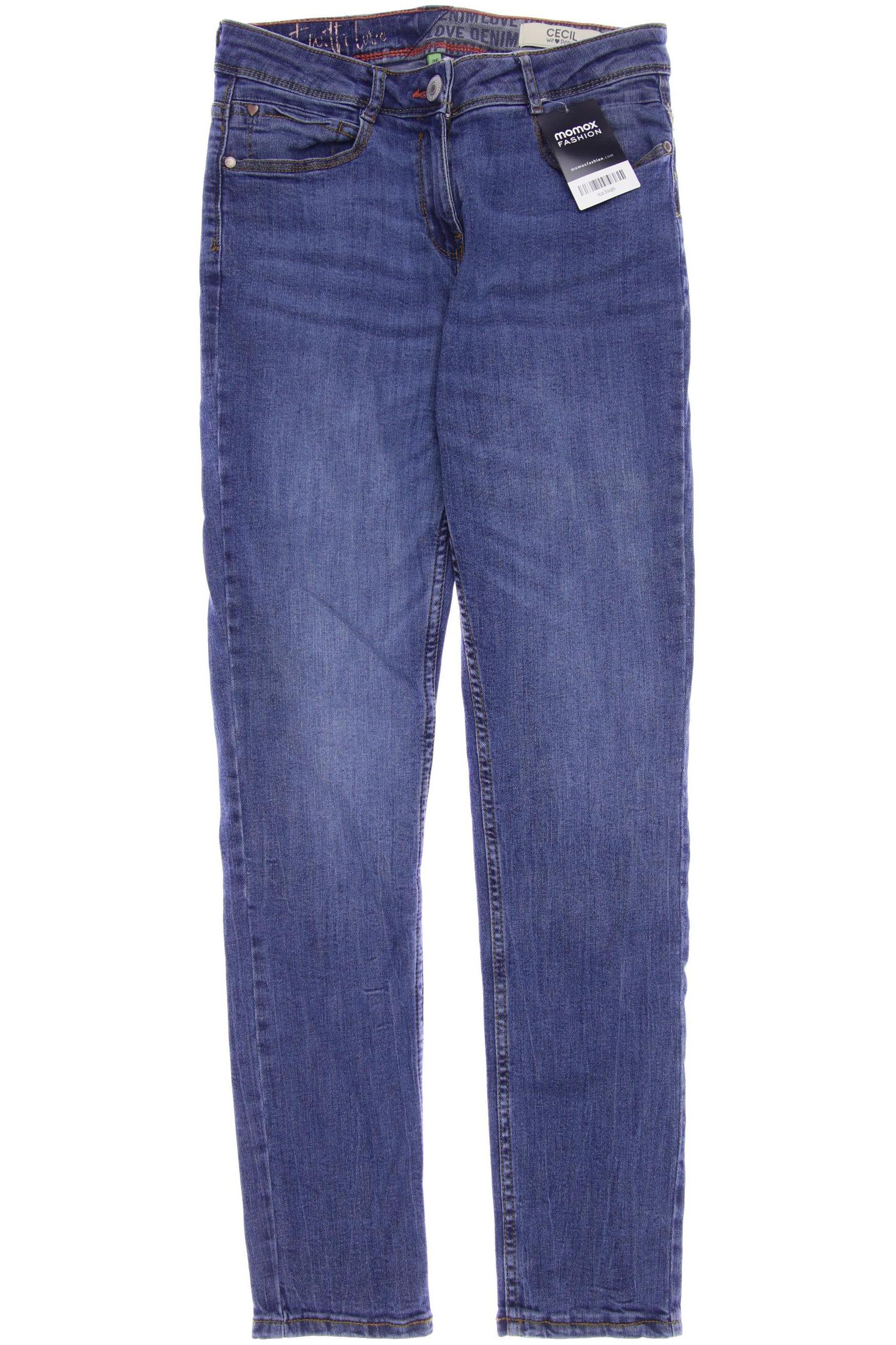 

CECIL Damen Jeans, blau