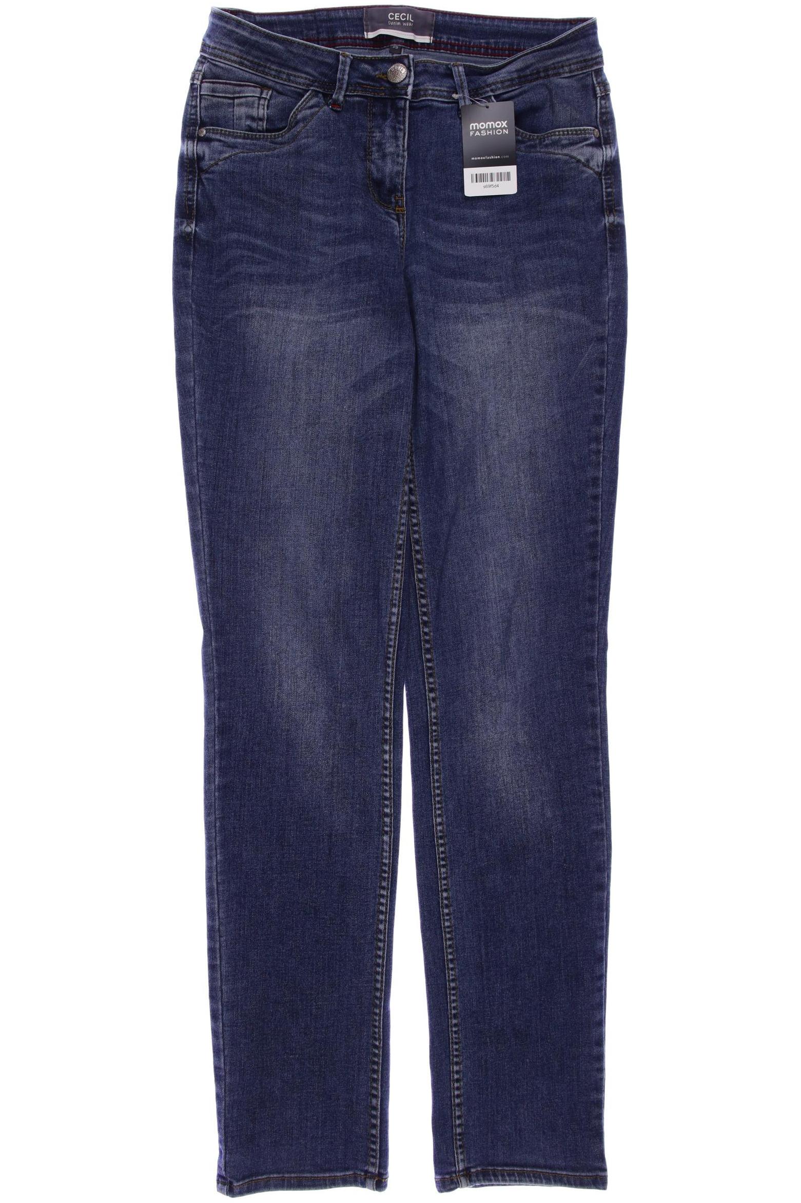 

CECIL Damen Jeans, marineblau