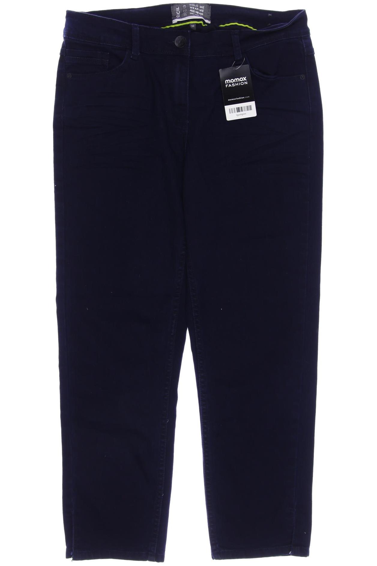 

CECIL Damen Jeans, marineblau