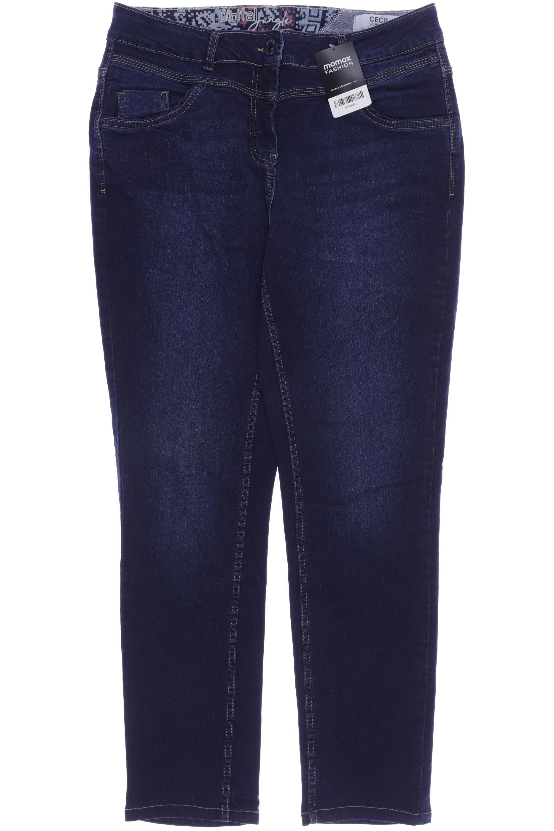 

CECIL Damen Jeans, marineblau