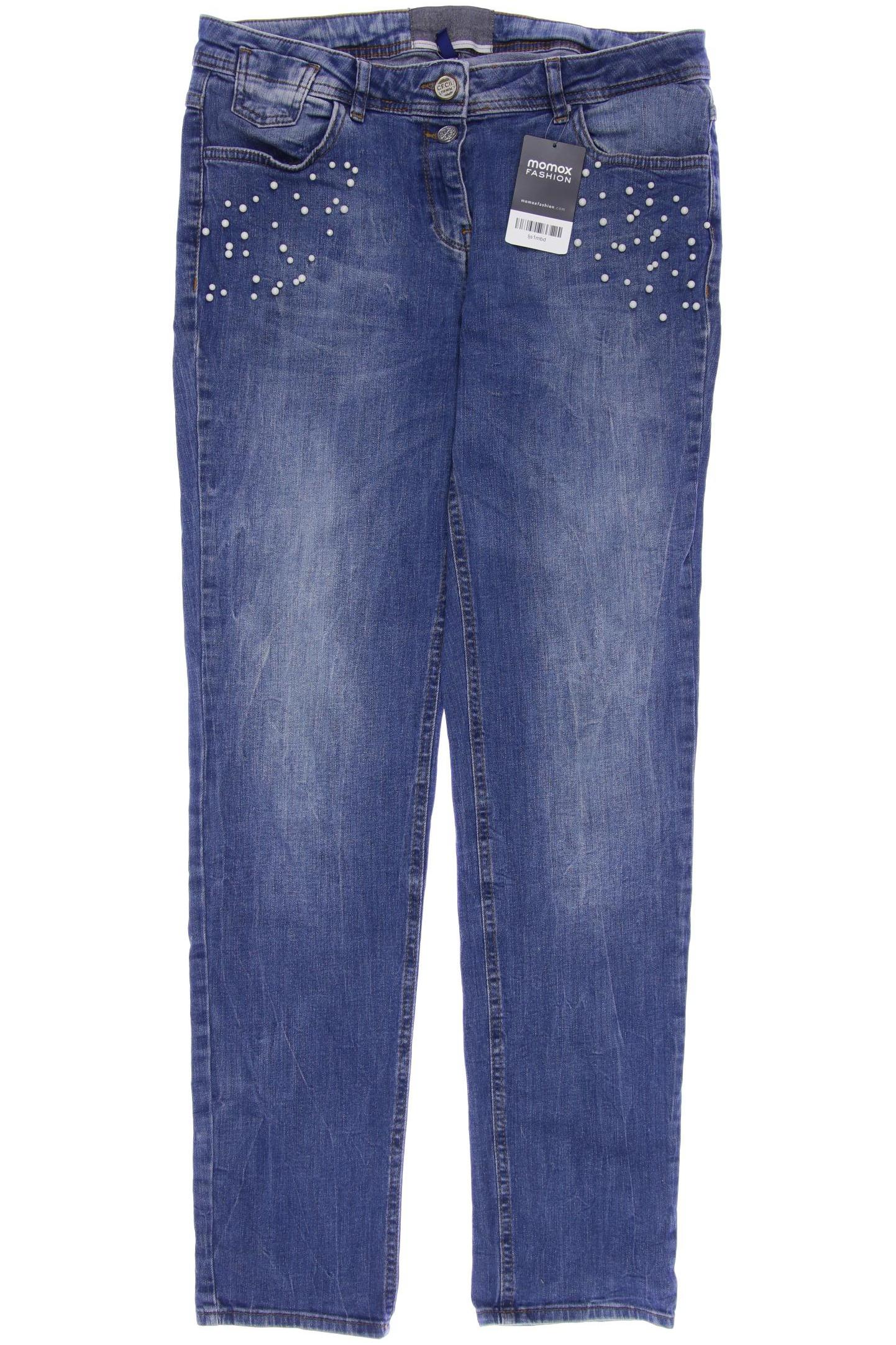 

CECIL Damen Jeans, blau