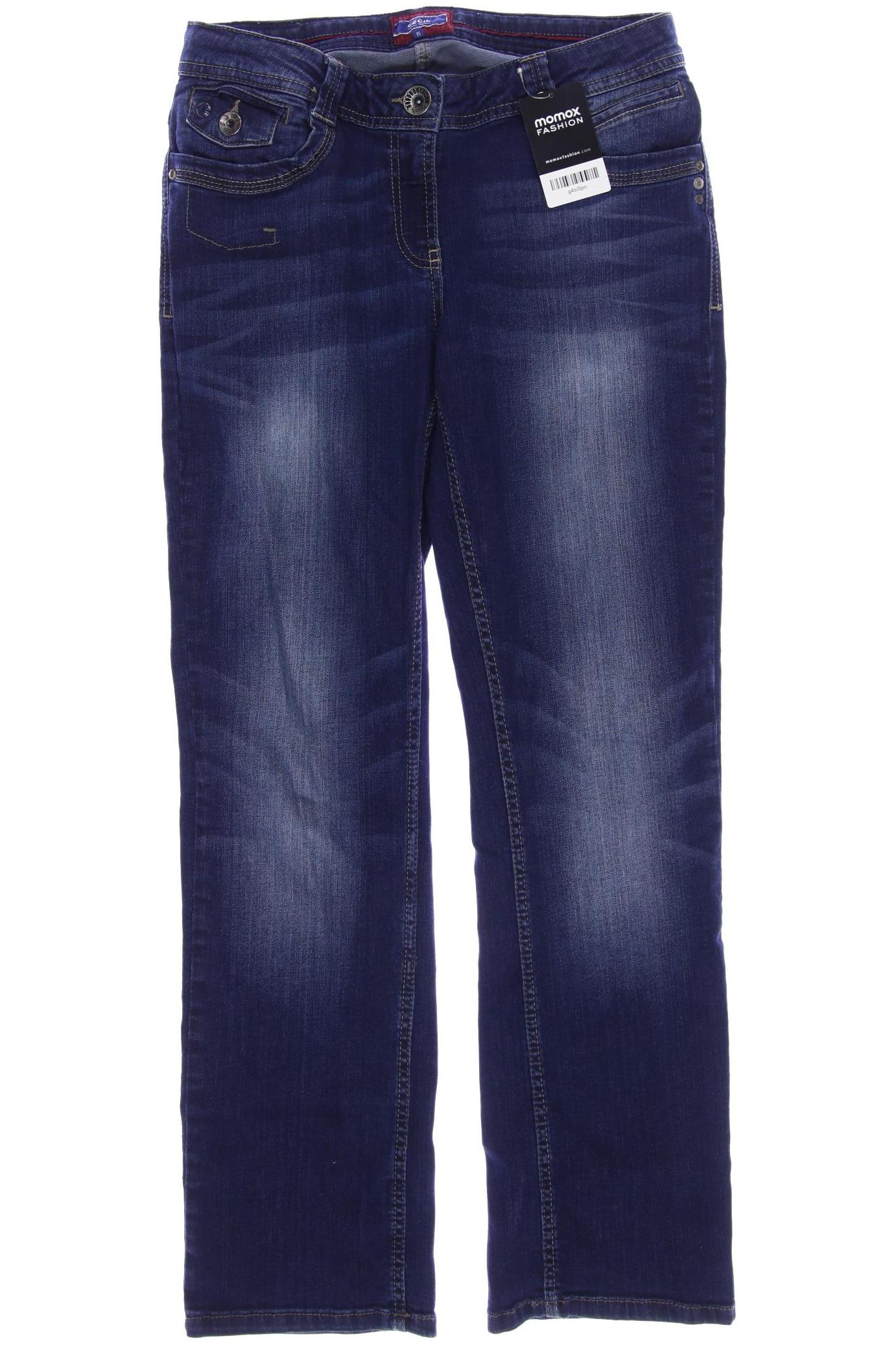 

CECIL Damen Jeans, marineblau