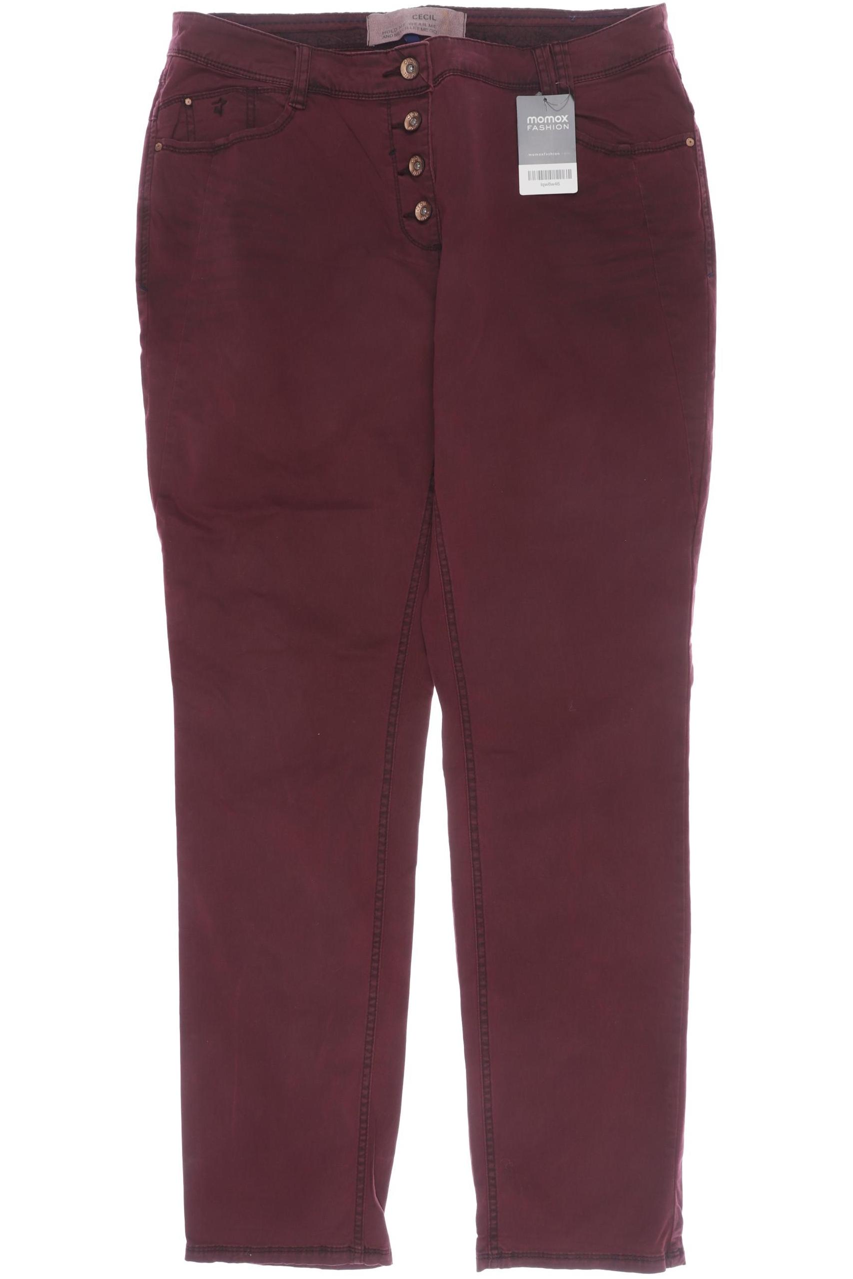 

Cecil Damen Jeans, bordeaux, Gr. 32