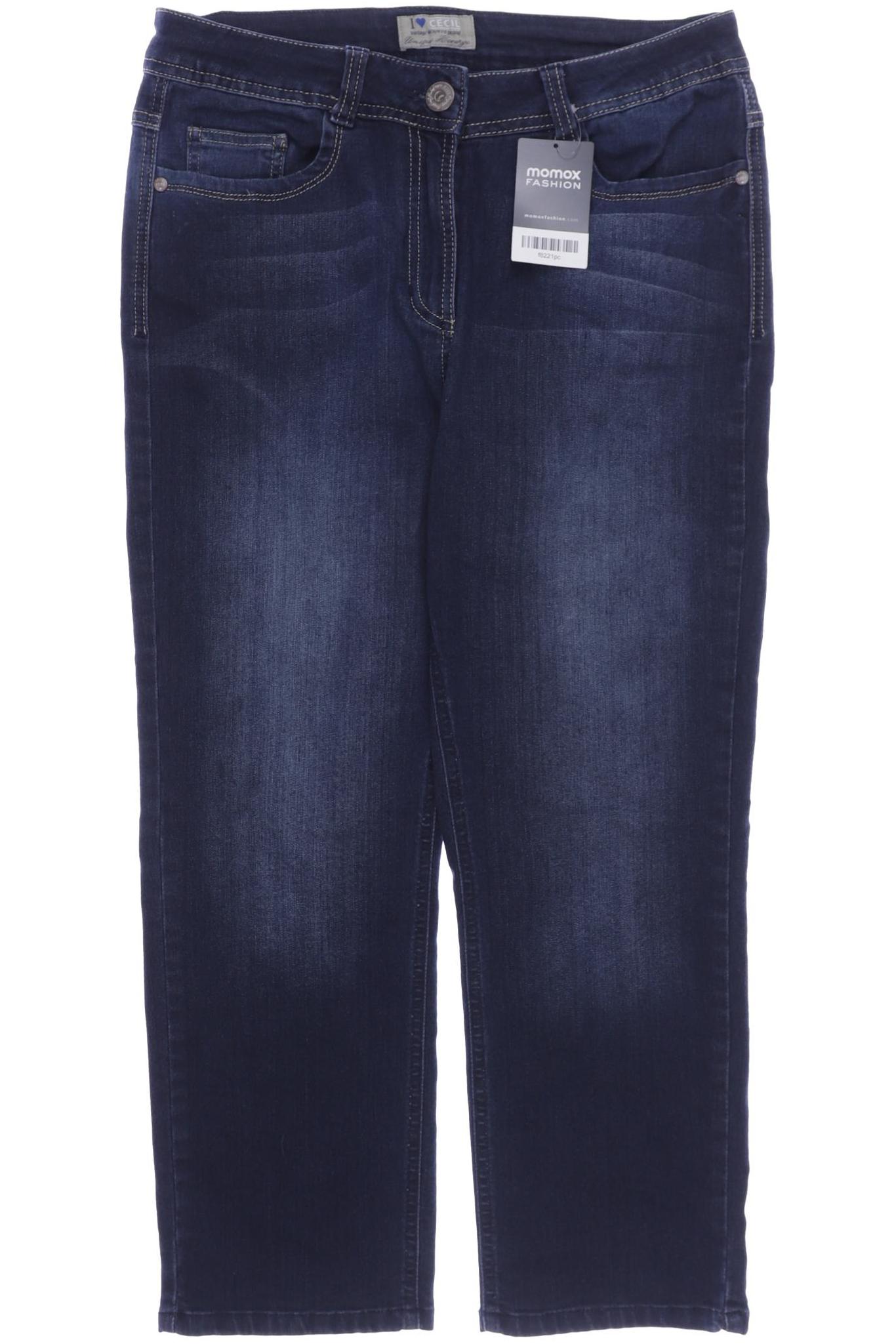 

CECIL Damen Jeans, marineblau