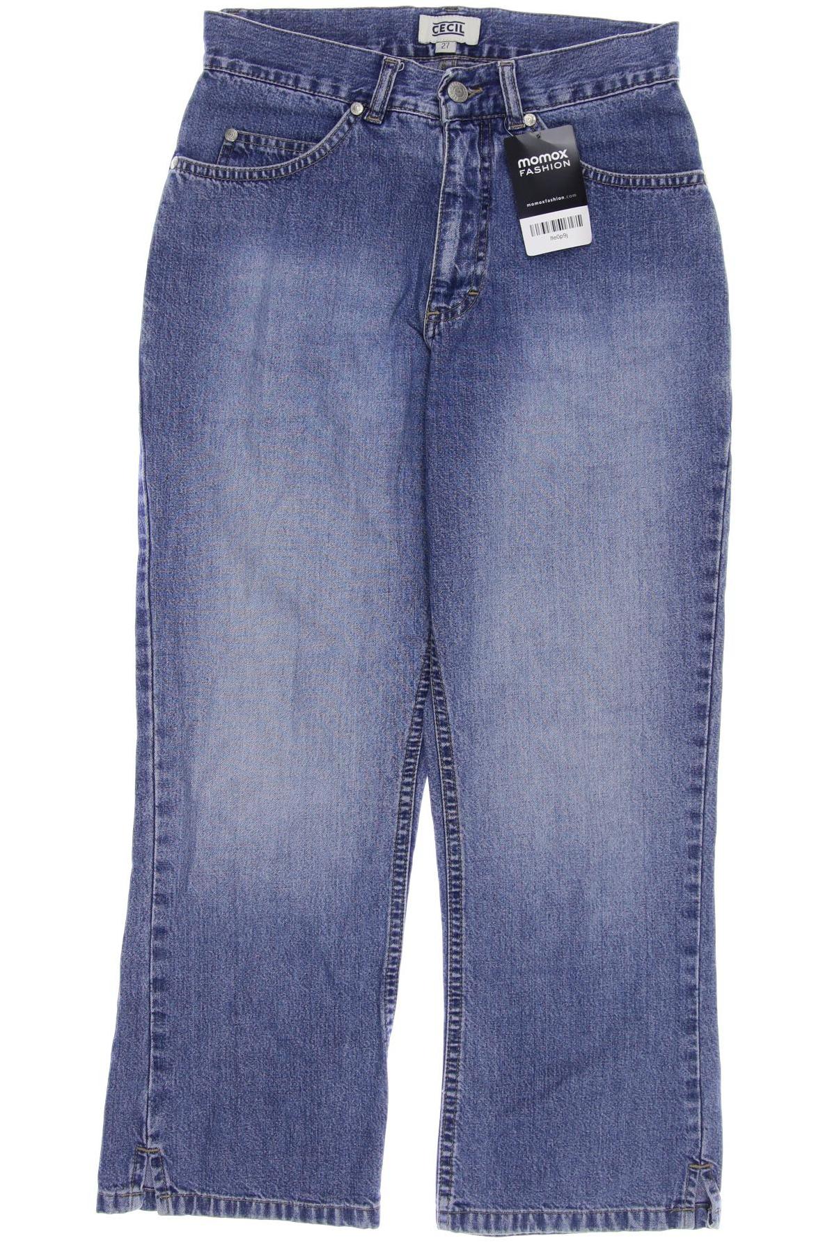 

CECIL Damen Jeans, blau