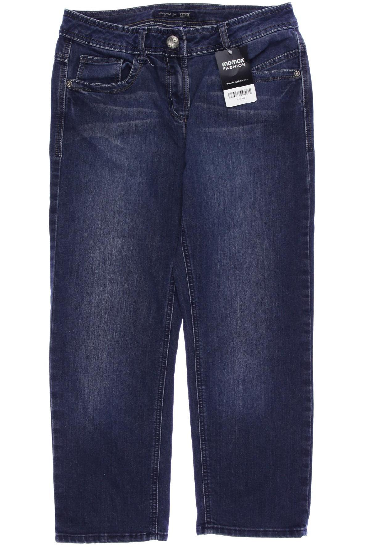 

CECIL Damen Jeans, marineblau